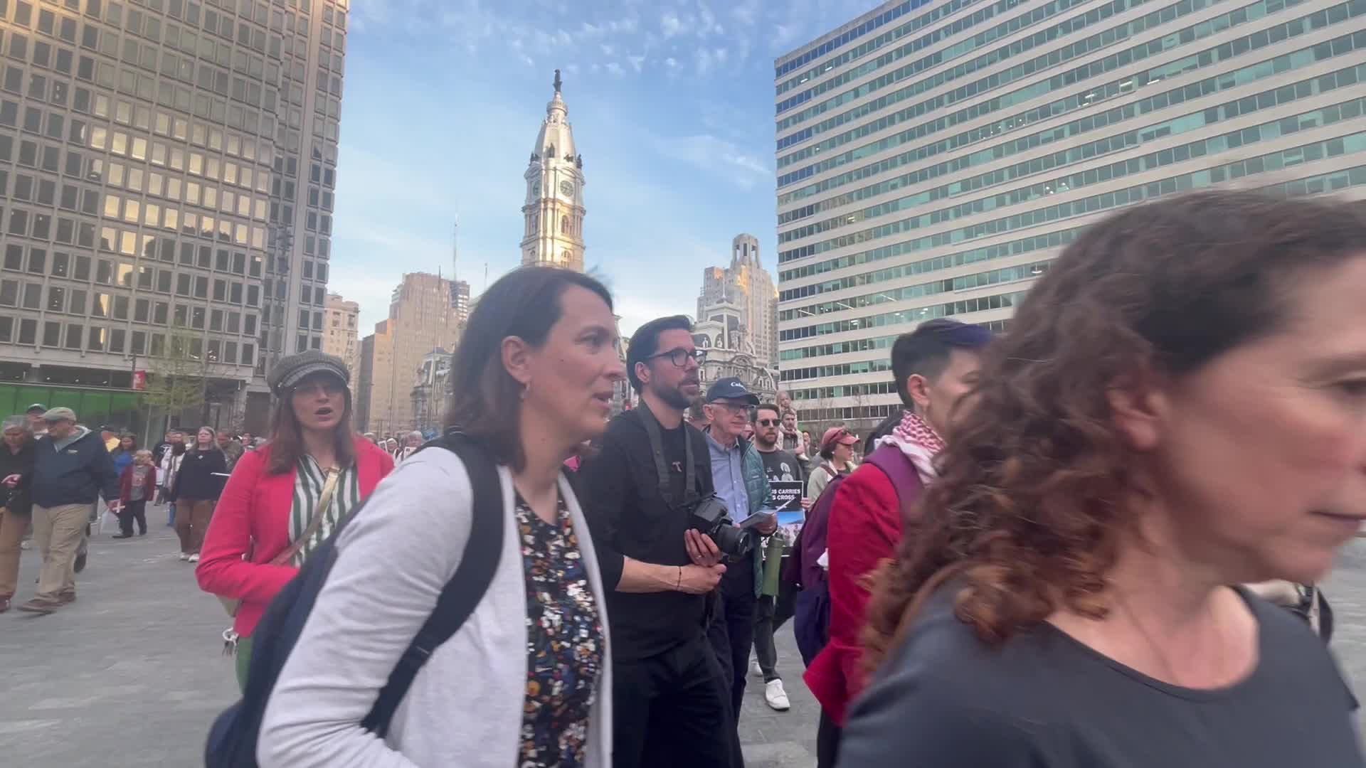 Catholic Organizations Hold Good Friday Anti-ICE March in Philadelphia