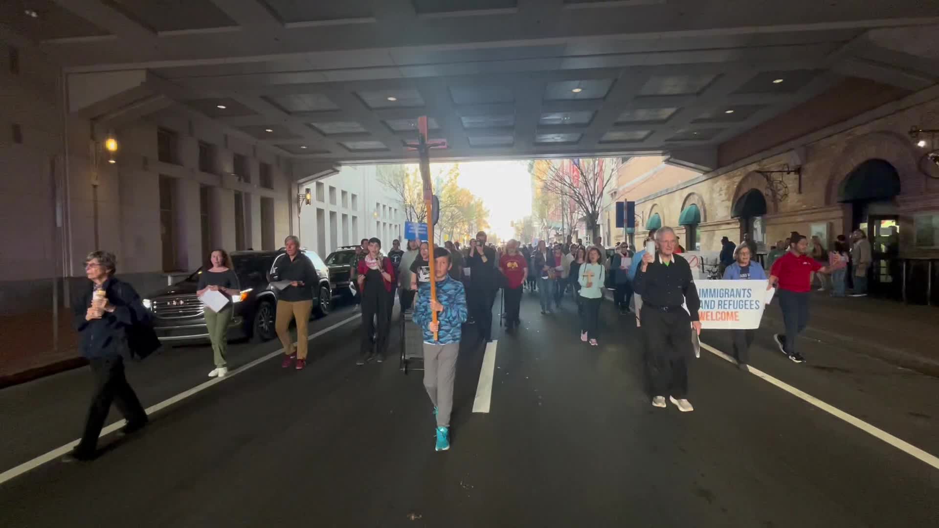 Catholic Organizations Hold Good Friday Anti-ICE March in Philadelphia