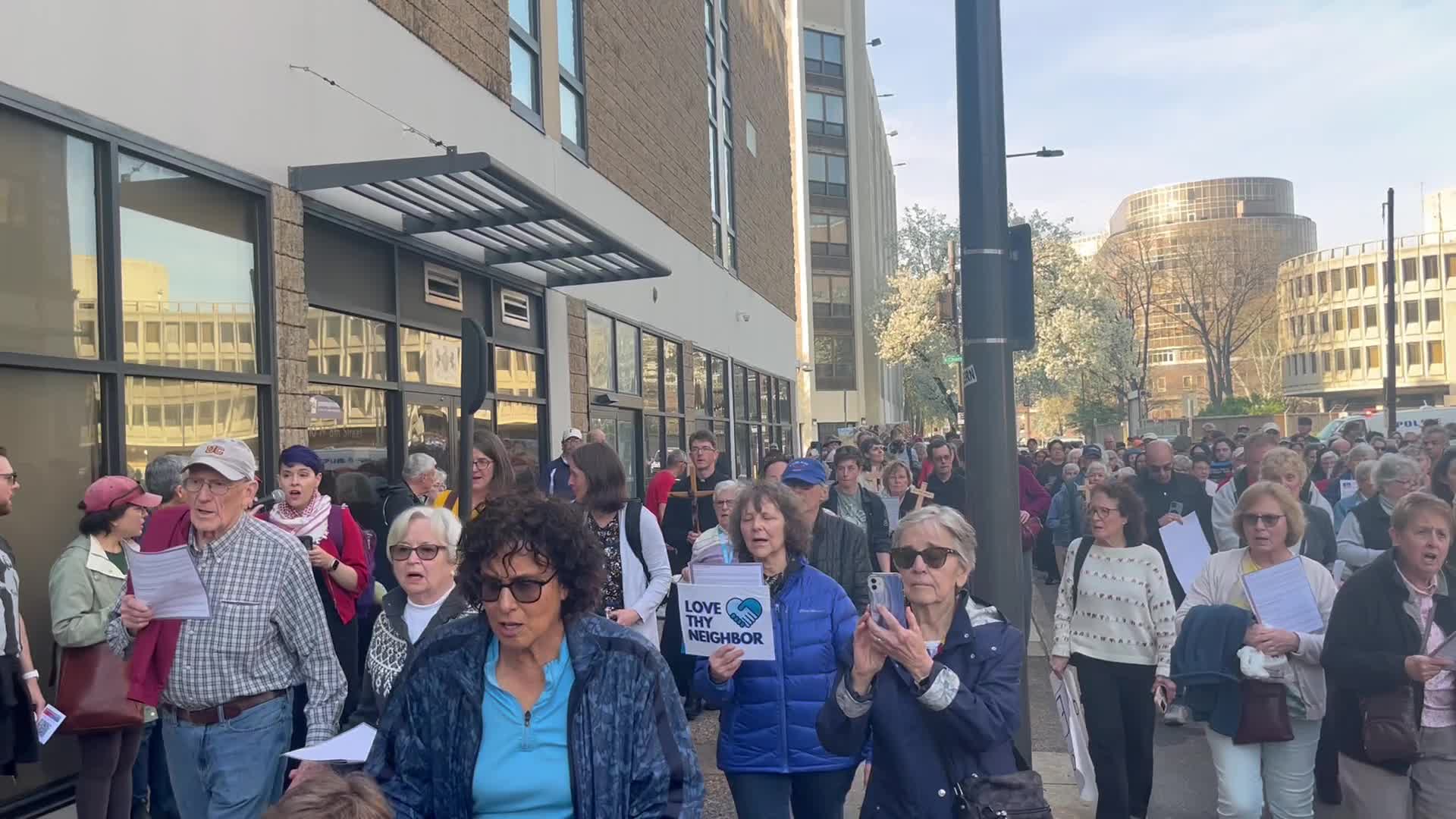Catholic Organizations Hold Good Friday Anti-ICE March in Philadelphia