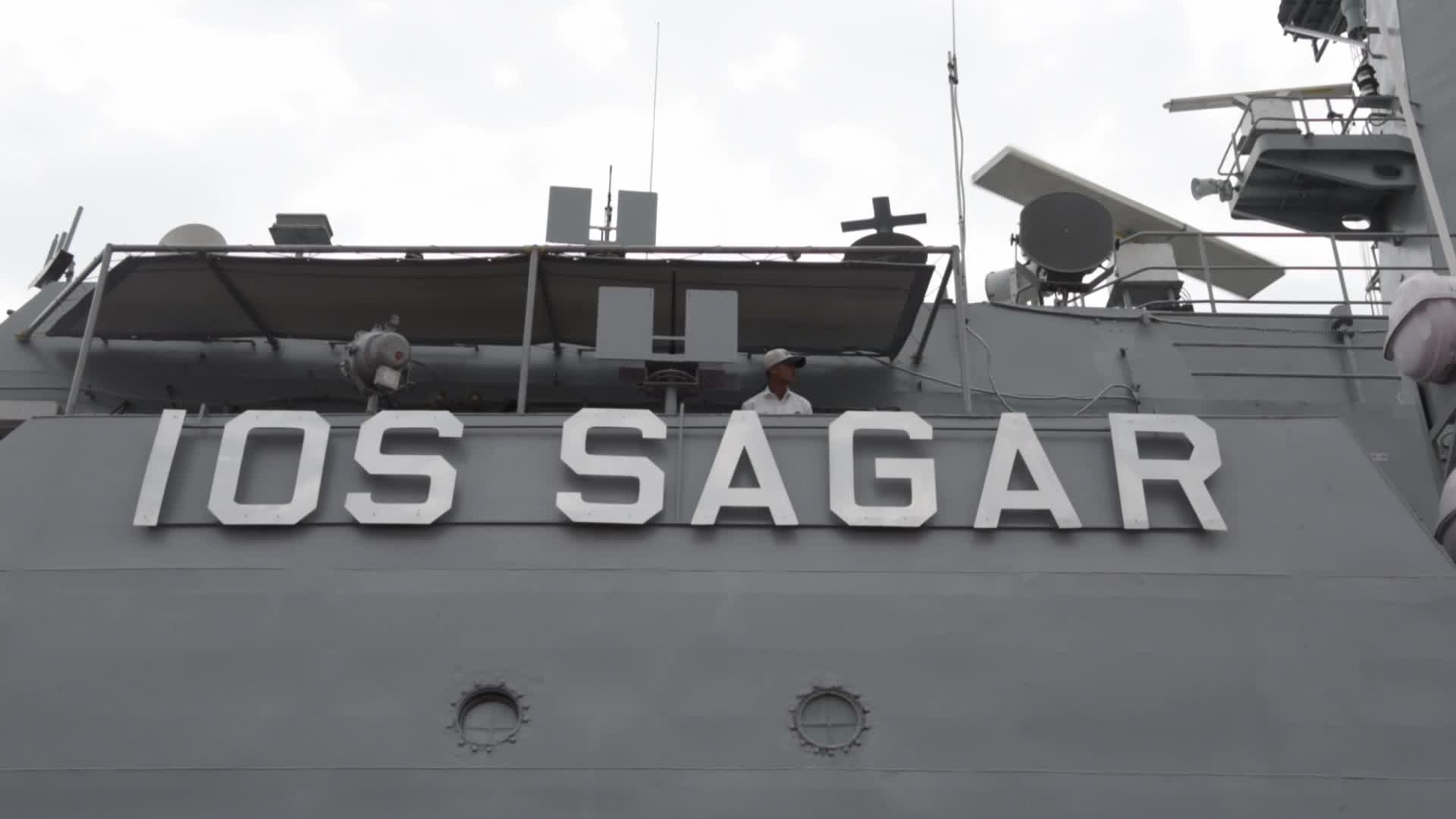 Indian Navy Commissions IOS Sagar With Ceremonial Flag-Off In Mumbai