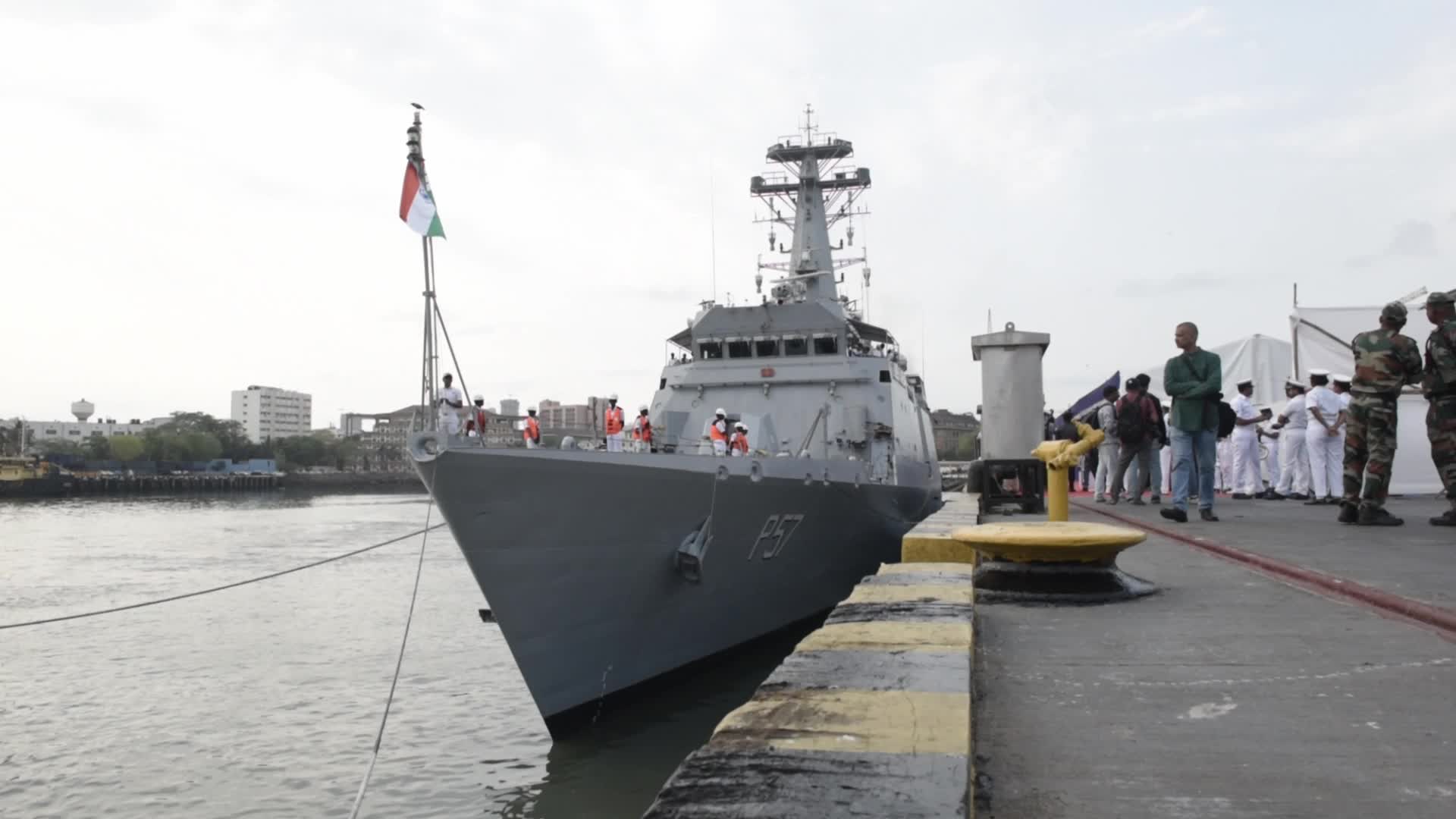 Indian Navy Commissions IOS Sagar With Ceremonial Flag-Off In Mumbai