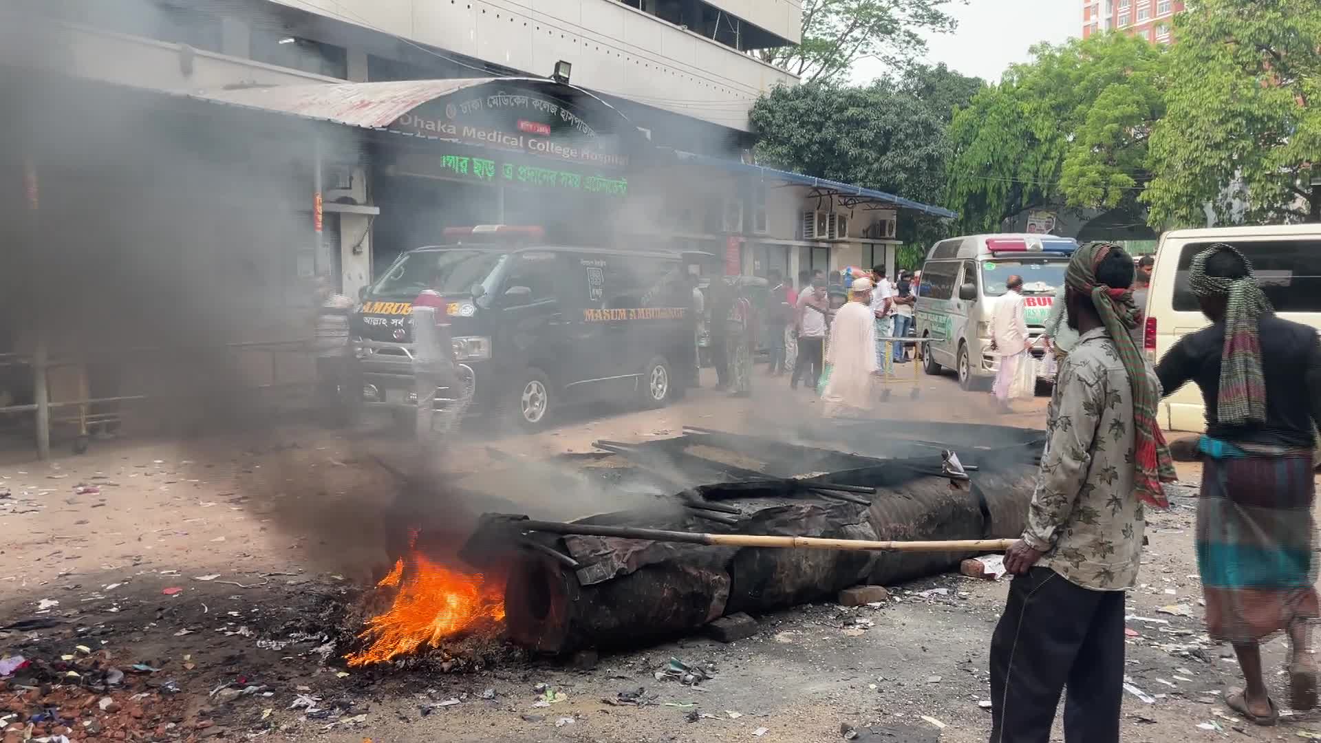 Construction work at the Hospital Premises in Dhaka - 04/04/2026