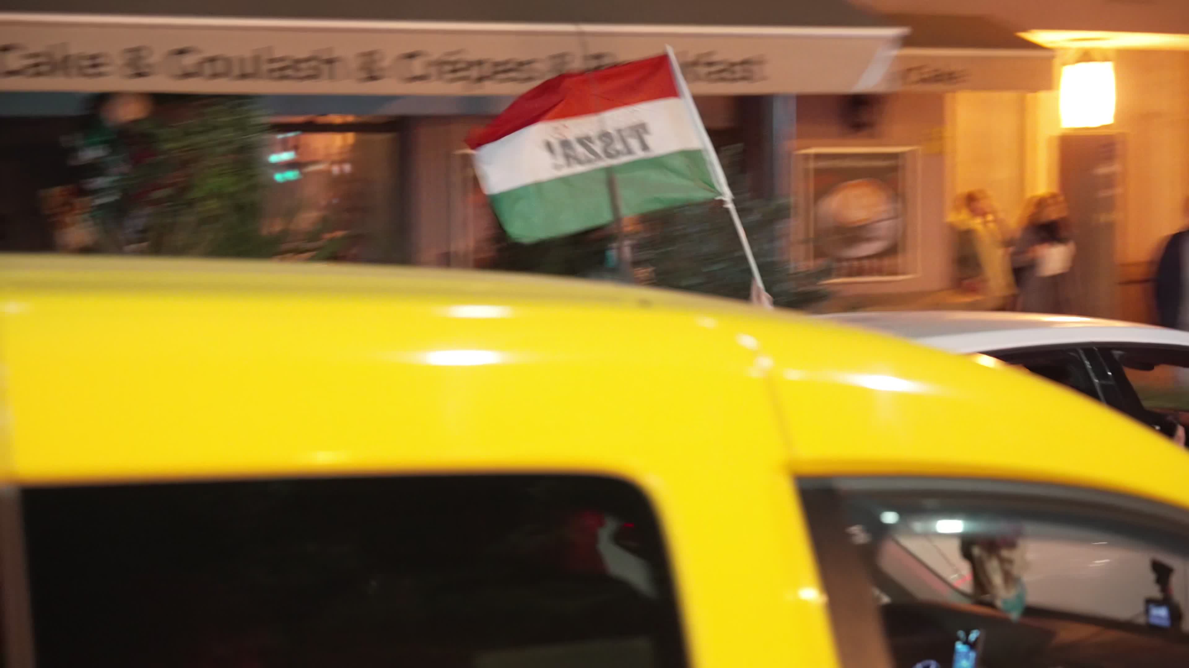 Parties break out in Budapest streets after opposition win