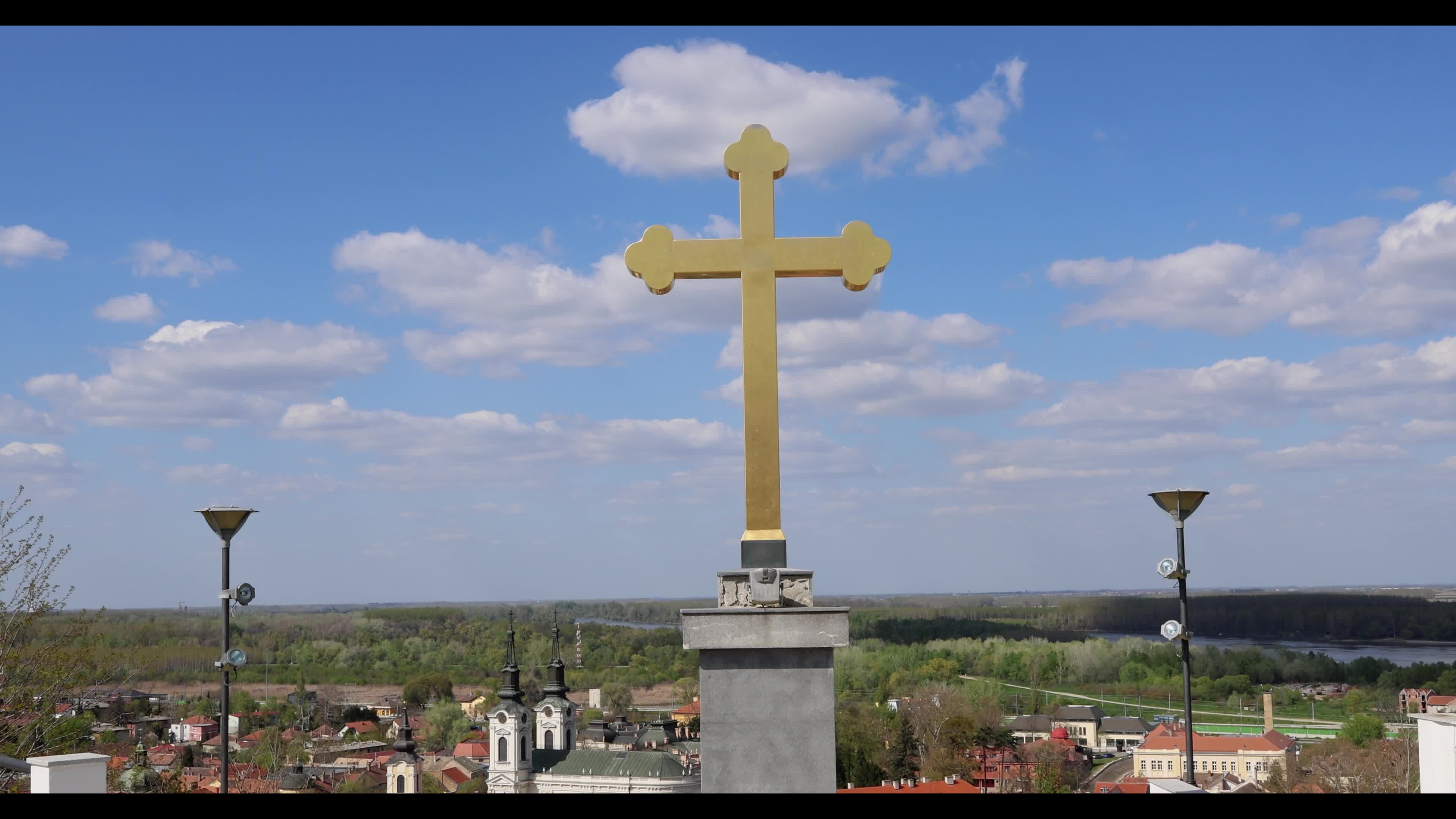 Christian cross on Magarcev Breg hill