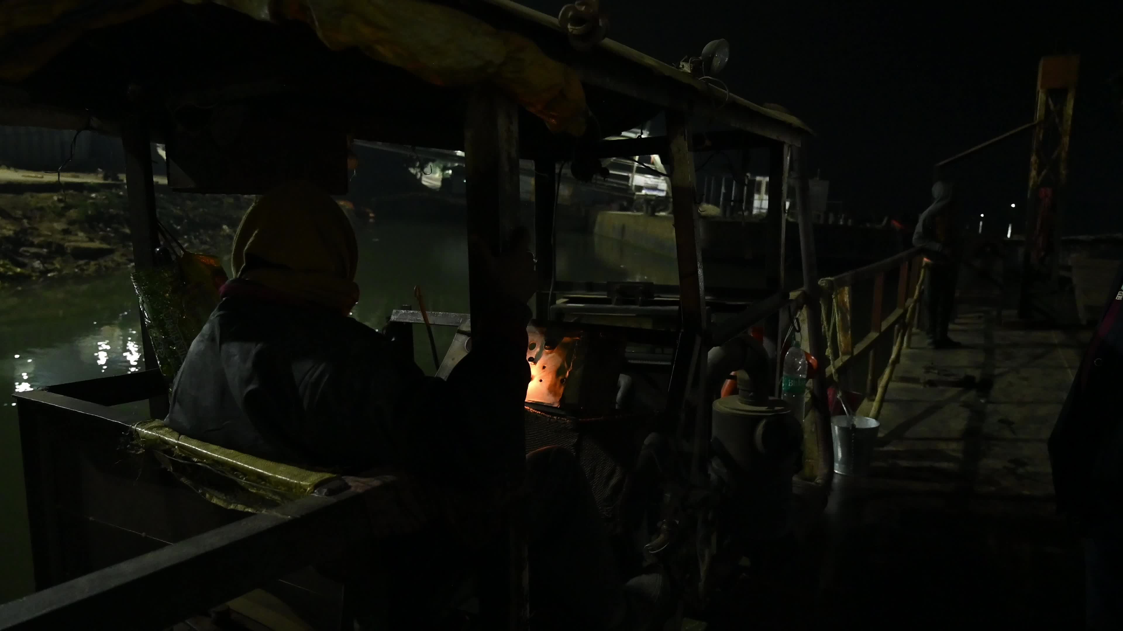 Ganges River transportation - Katwa Ganga Ghat