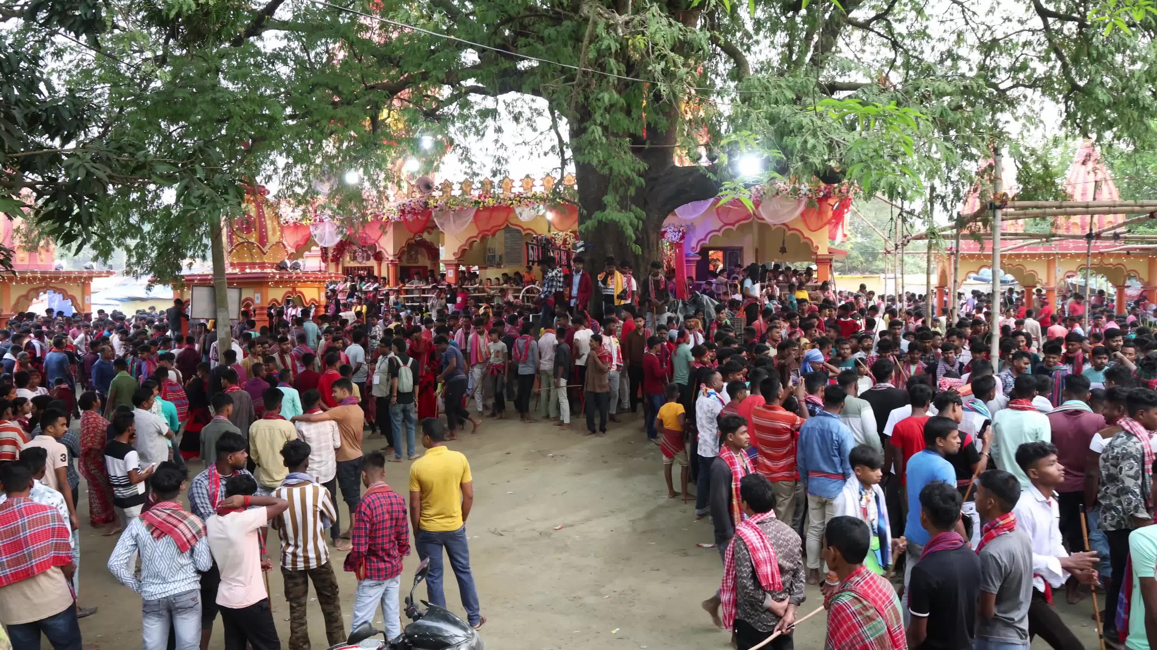 Bikat Kali Puja Festival Celebrations In Hili Village,India