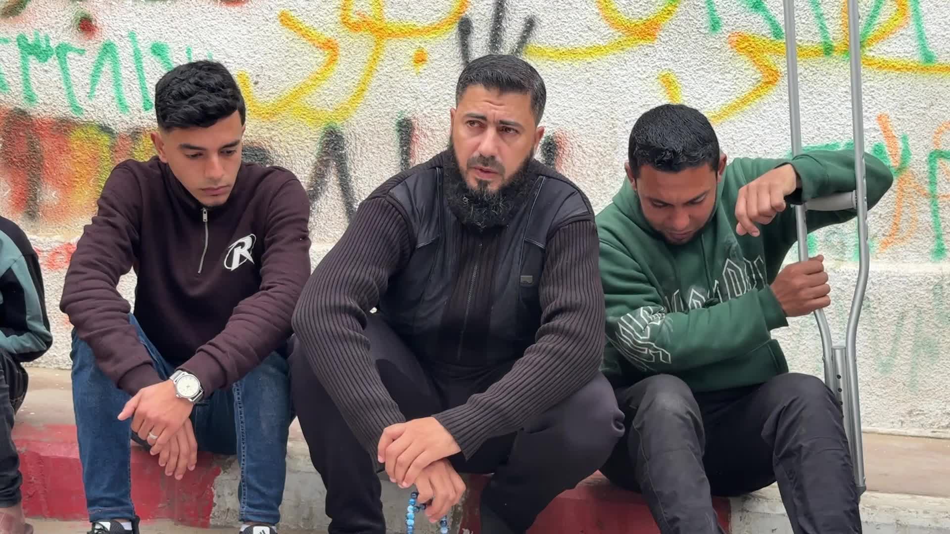 Mourners gather at Al Shifa Hospital after deadly overnight strike in Gaza City