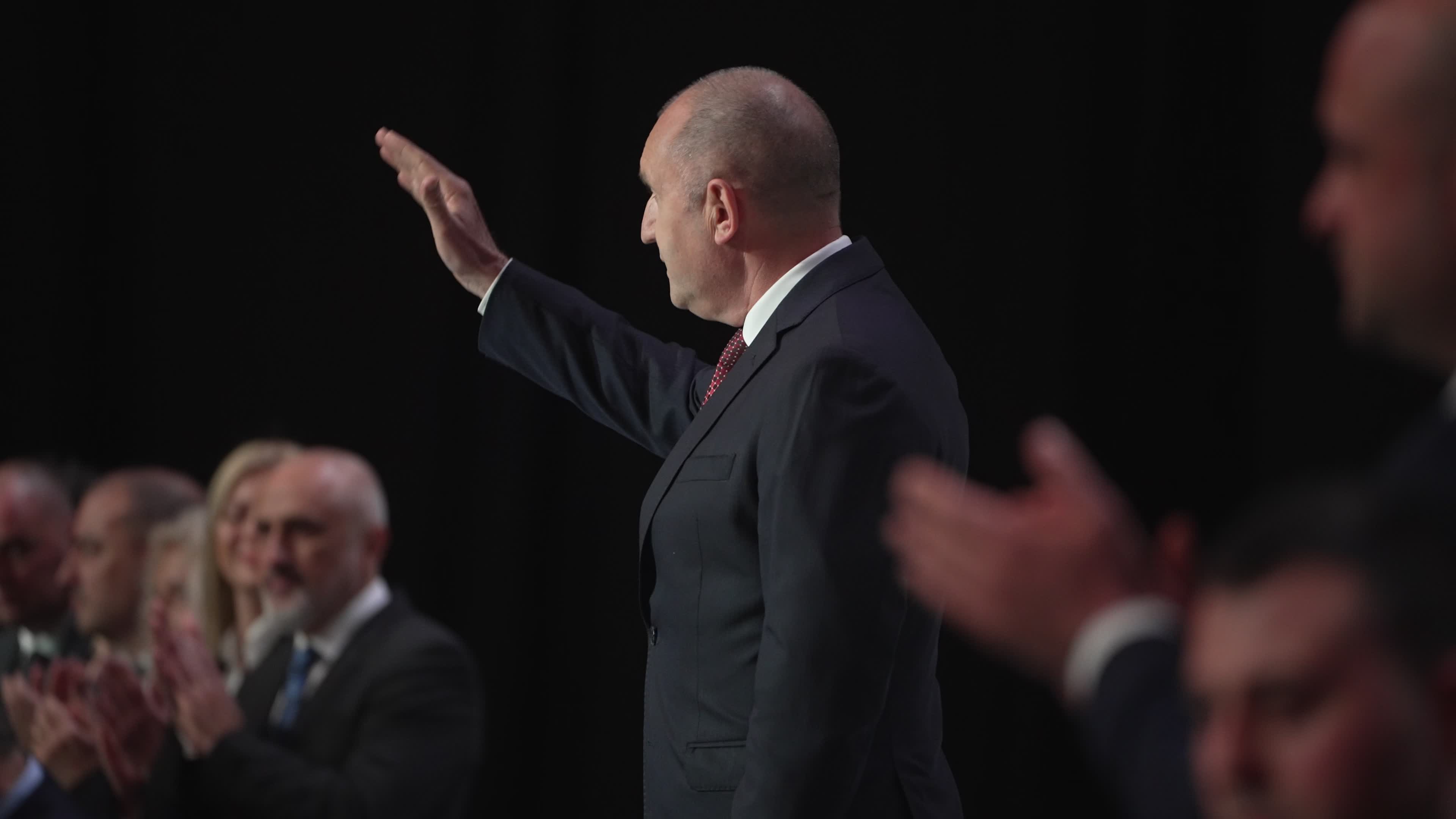 Rumen Radev last campaign rally in Sofia