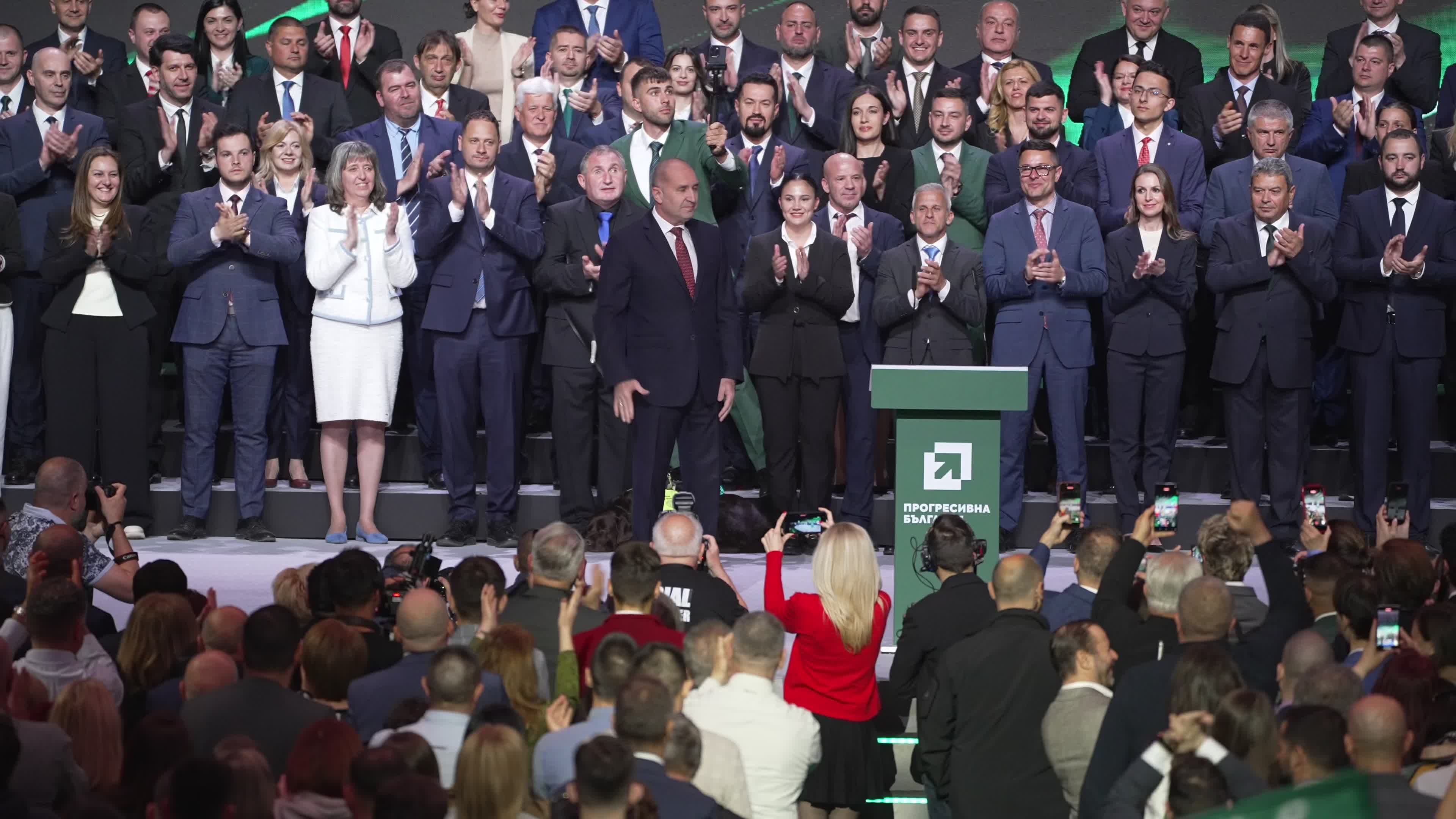 Rumen Radev last campaign rally in Sofia