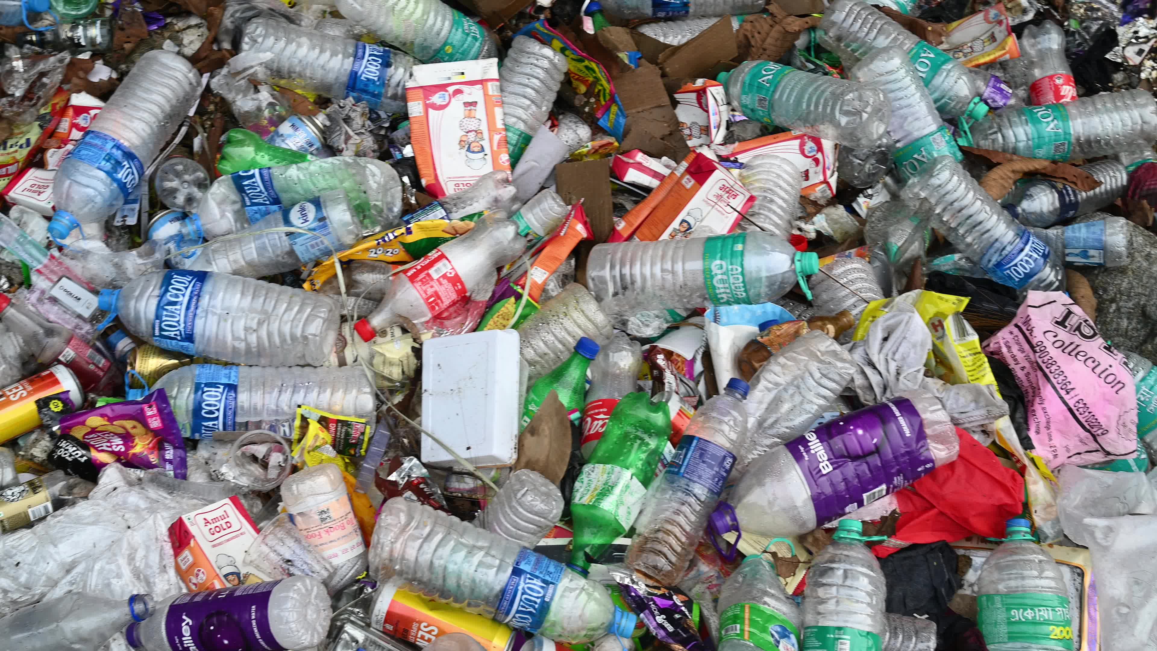 Plastic pollution in the Himalaya