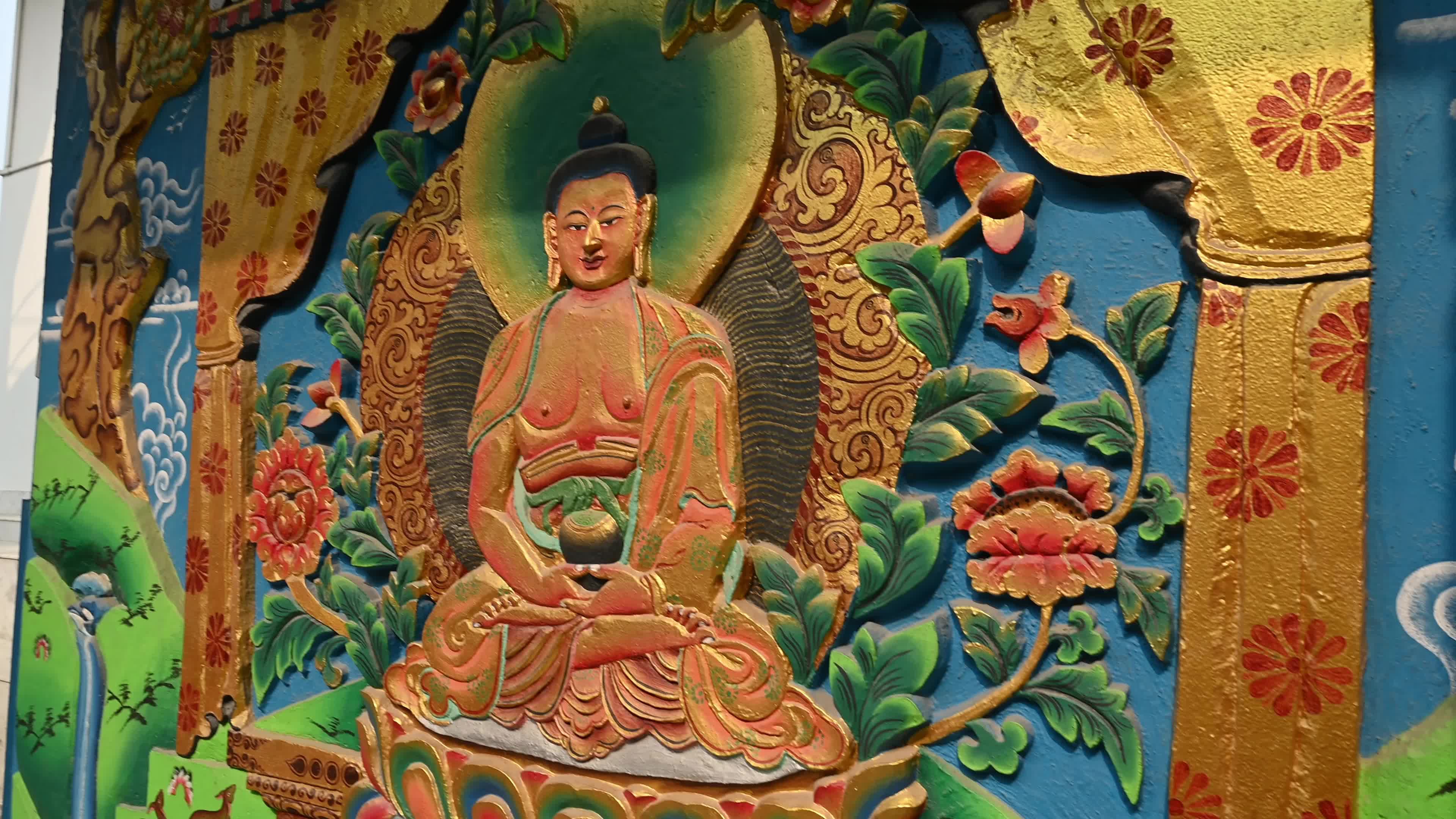 Inside Salugara Monastery - Dalai Lama - Buddhism
