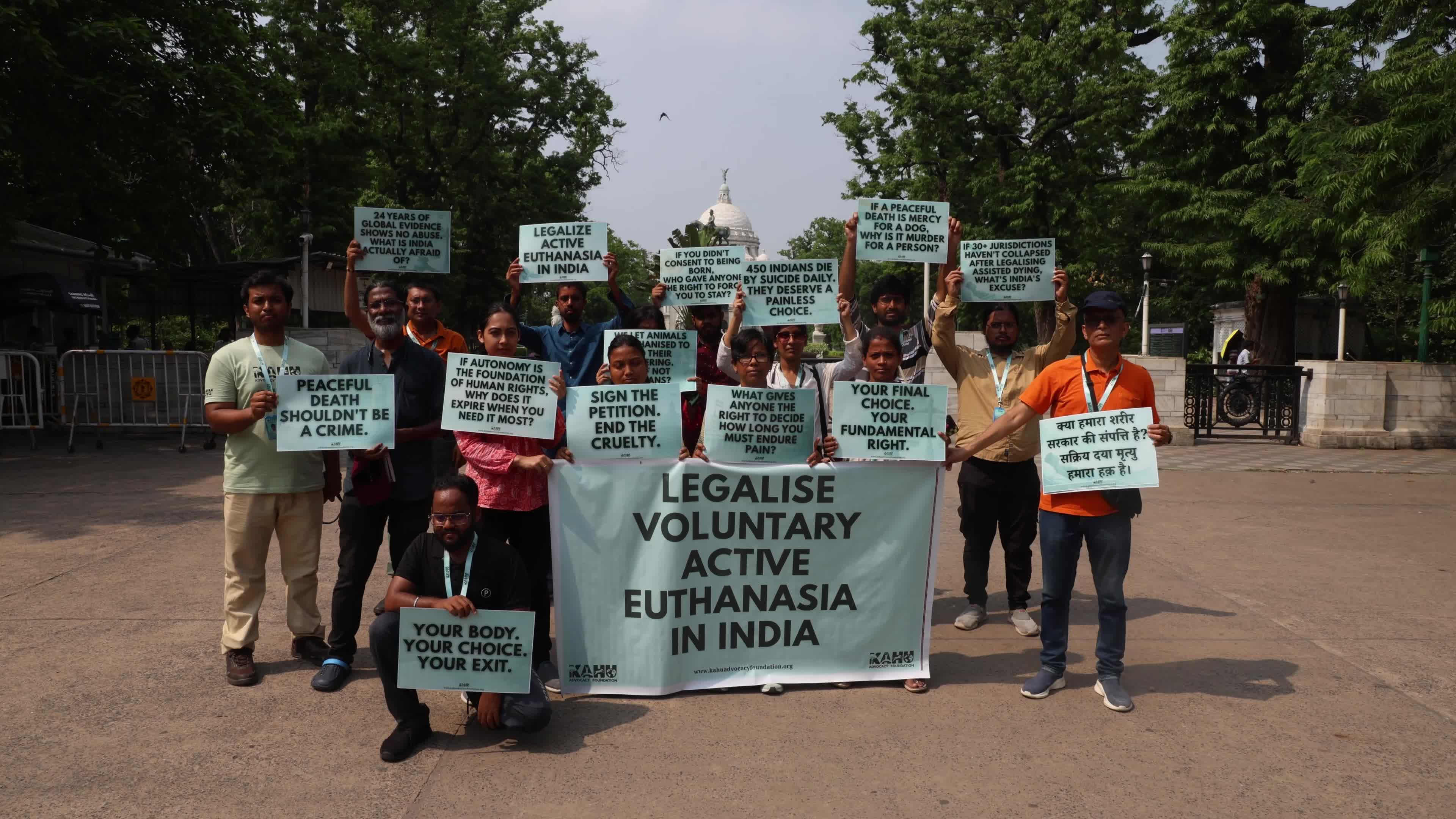 Euthanasia Death Awareness Campa In Kolkata, India