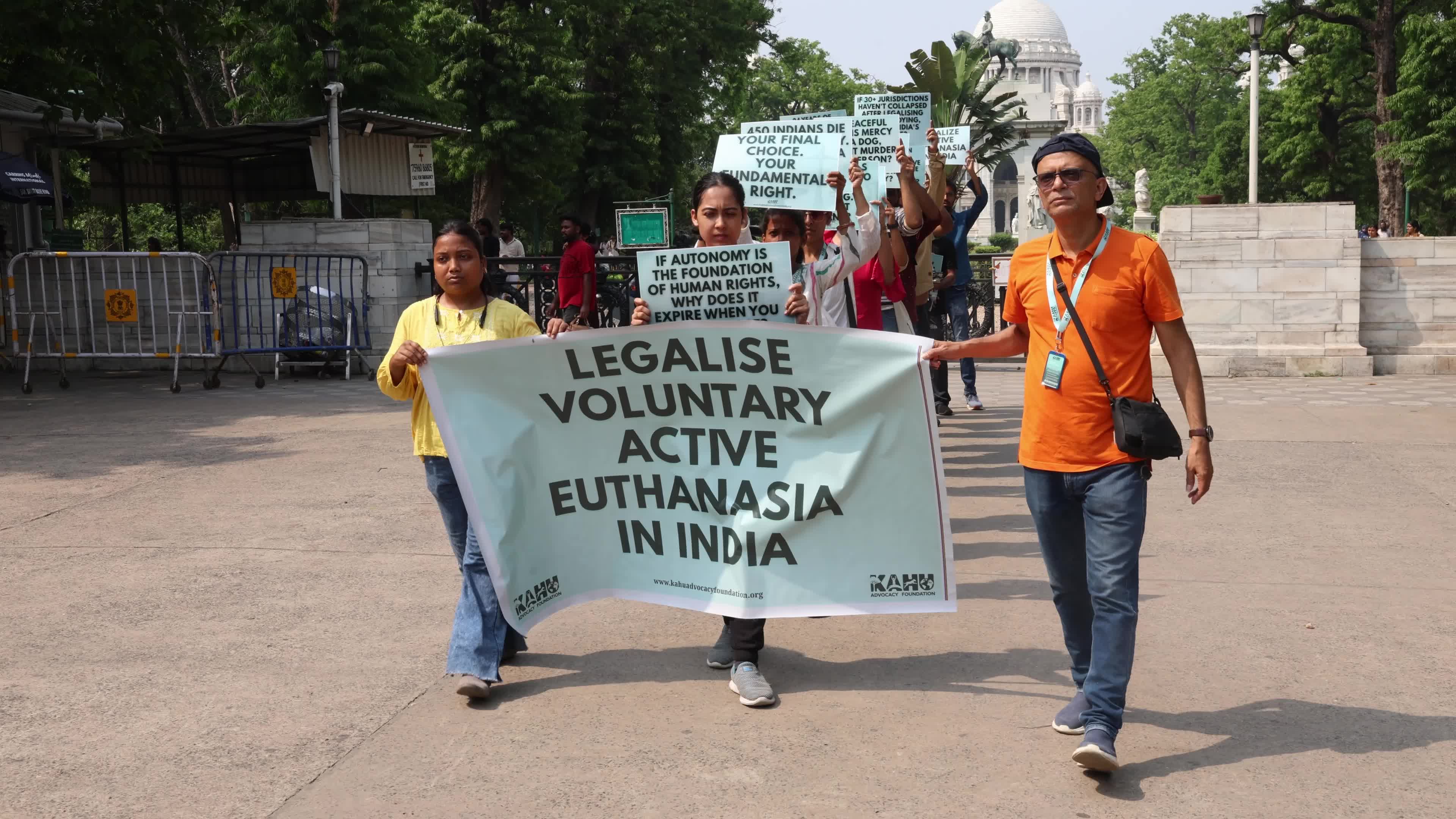 Euthanasia Death Awareness Campa In Kolkata, India