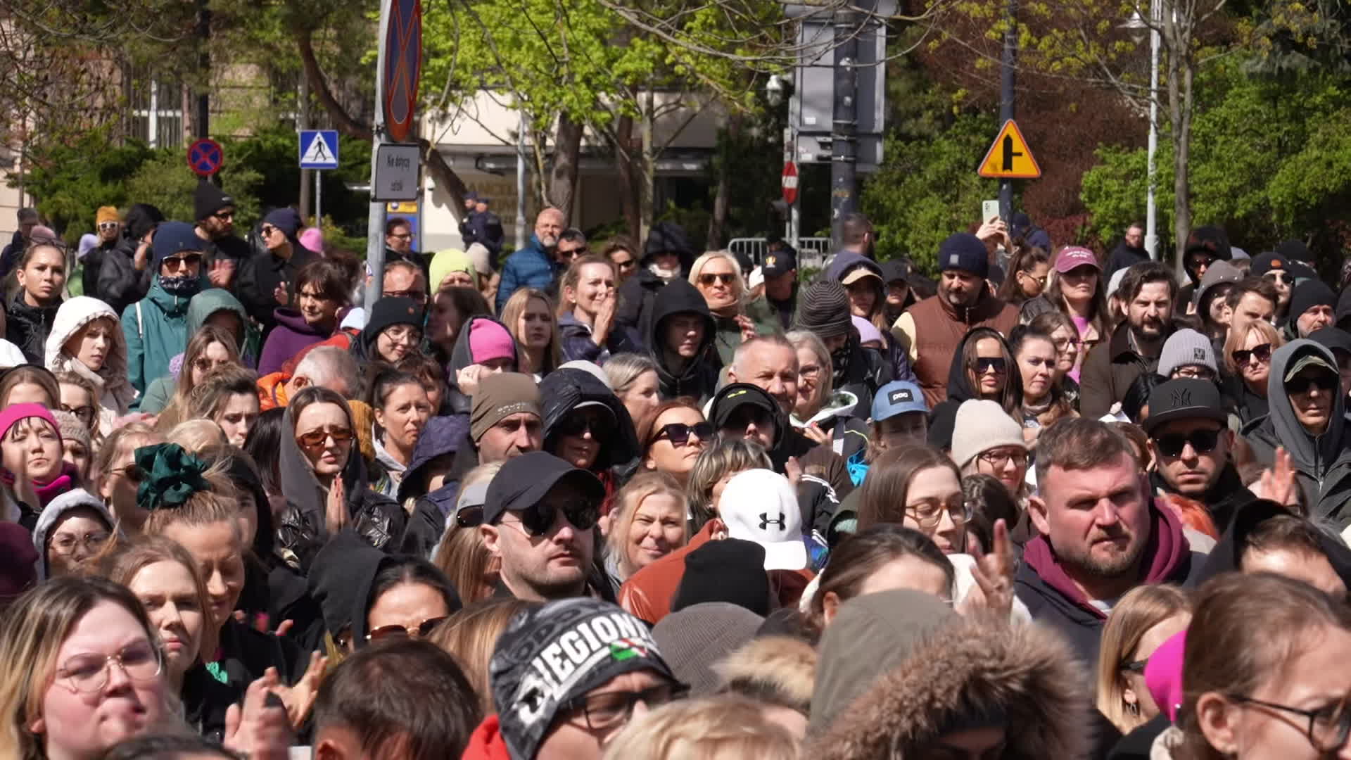 March in Warsaw against presidential veto of dog-chaining ban