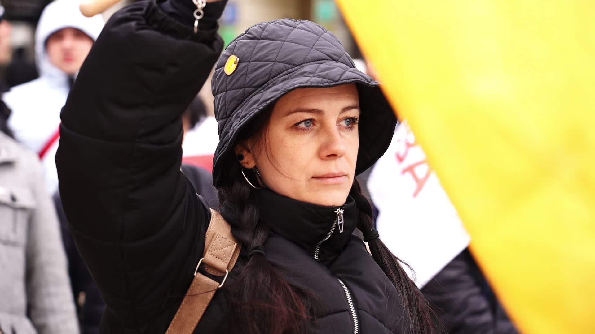 Belarusians in Warsaw Mark 40 Years Since Chernobyl, Denounce Lukashenko's 'Politics of Lies'