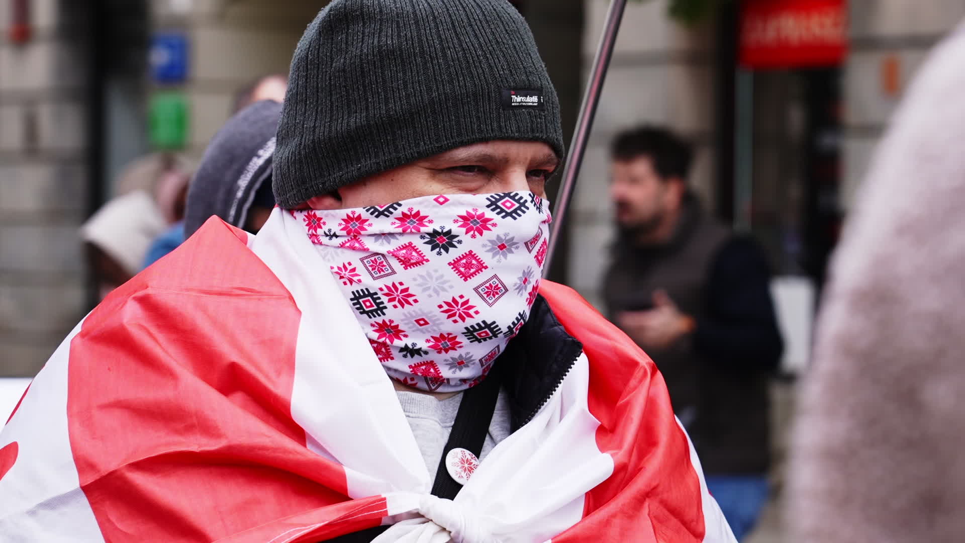 Belarusians in Warsaw Mark 40 Years Since Chernobyl, Denounce Lukashenko's 'Politics of Lies'
