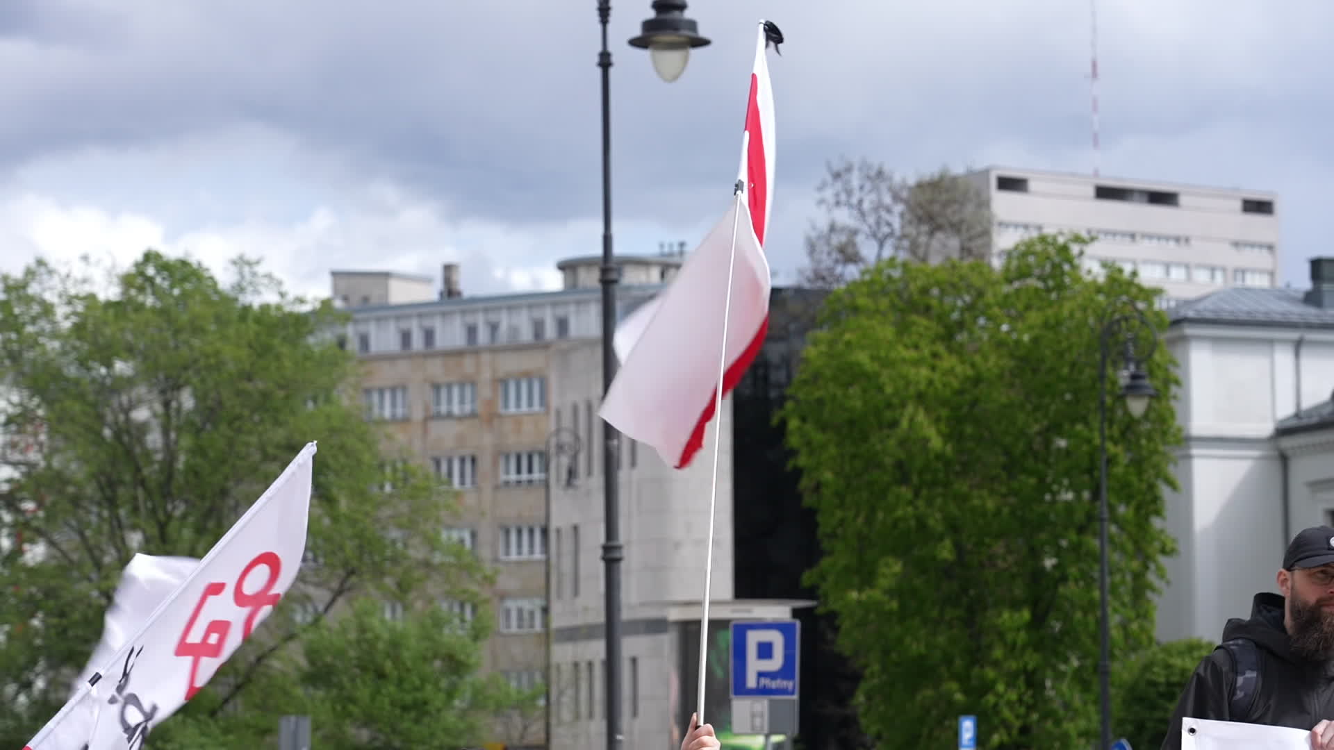 Belarusians in Warsaw Mark 40 Years Since Chernobyl, Denounce Lukashenko's 'Politics of Lies'