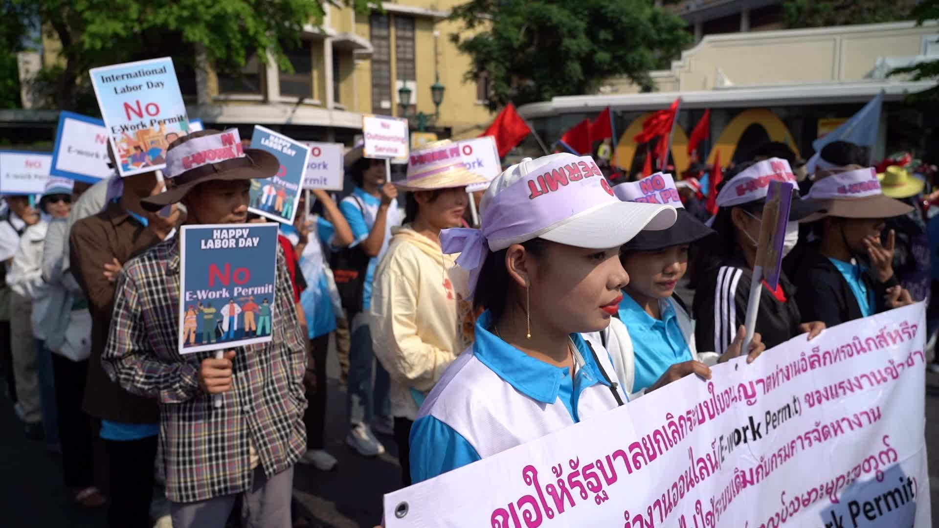 International Labor Day In Bangkok.