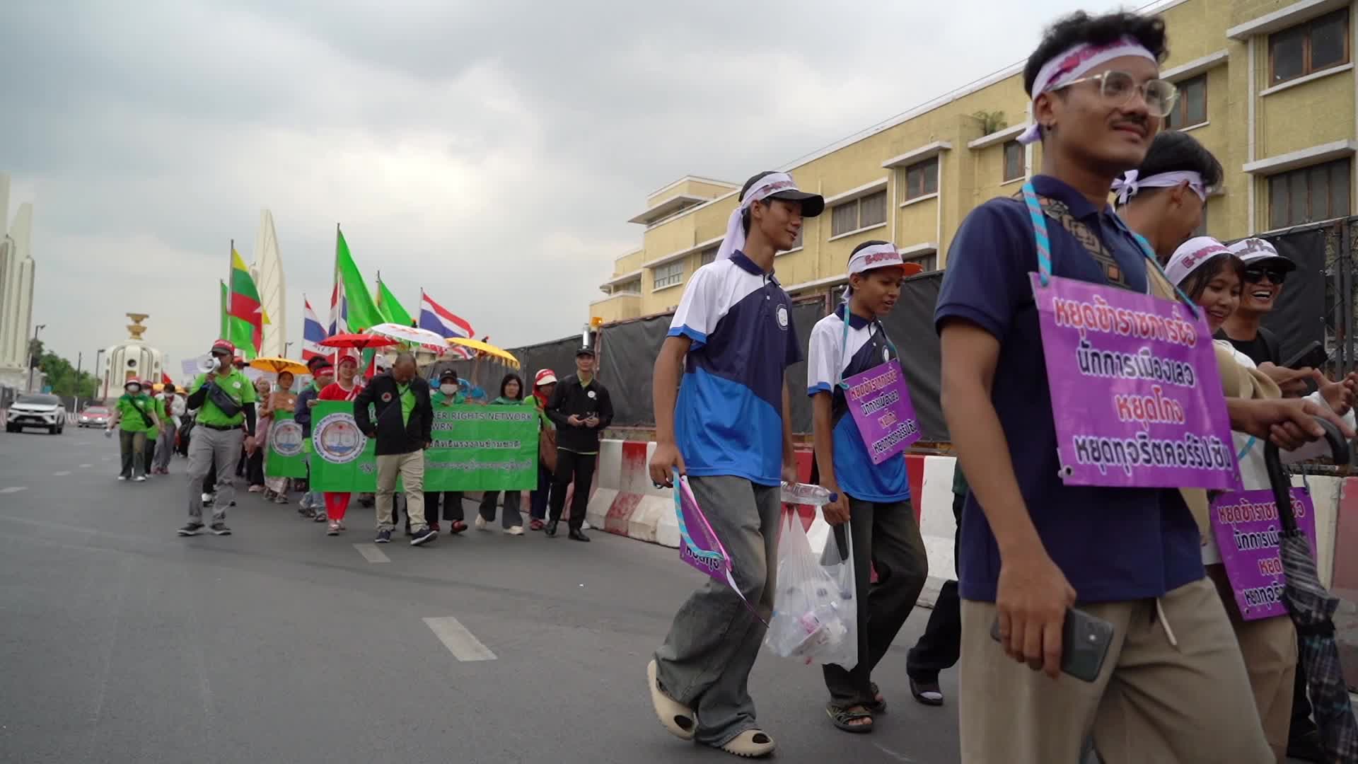 International Labor Day In Bangkok.