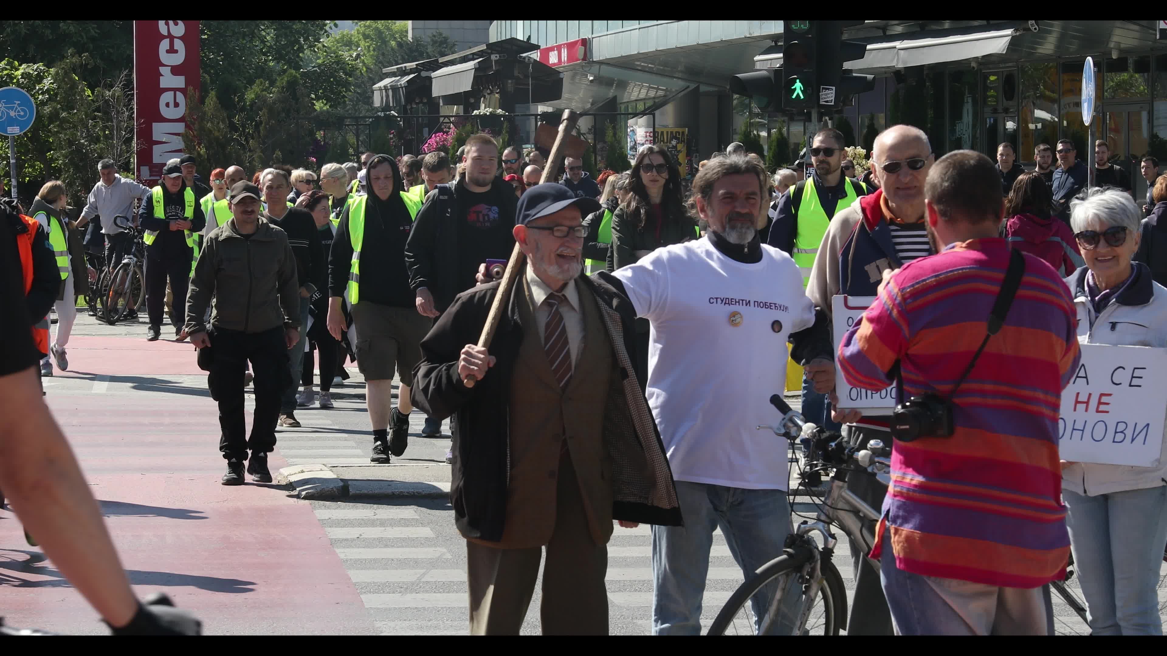 Protest rally in Novi Sad