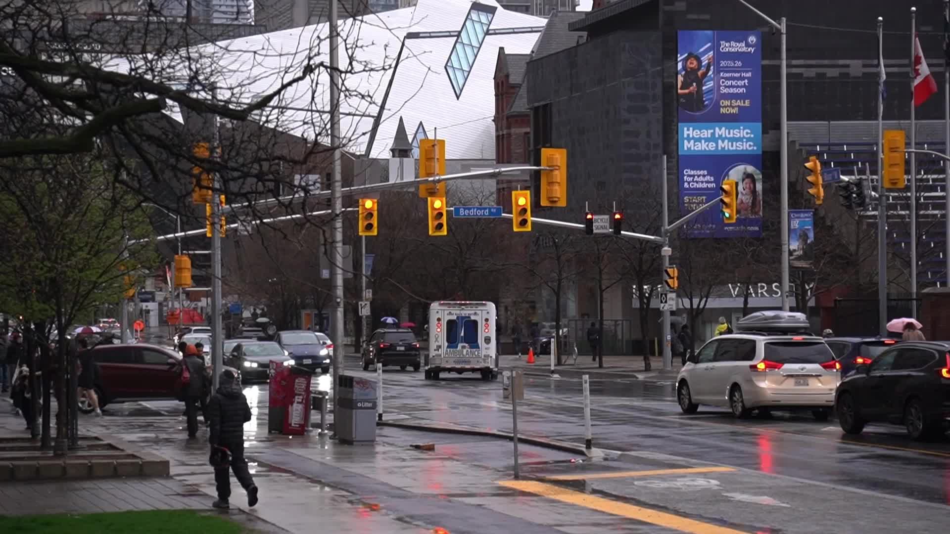 Rainy Day In Toronto, Canada