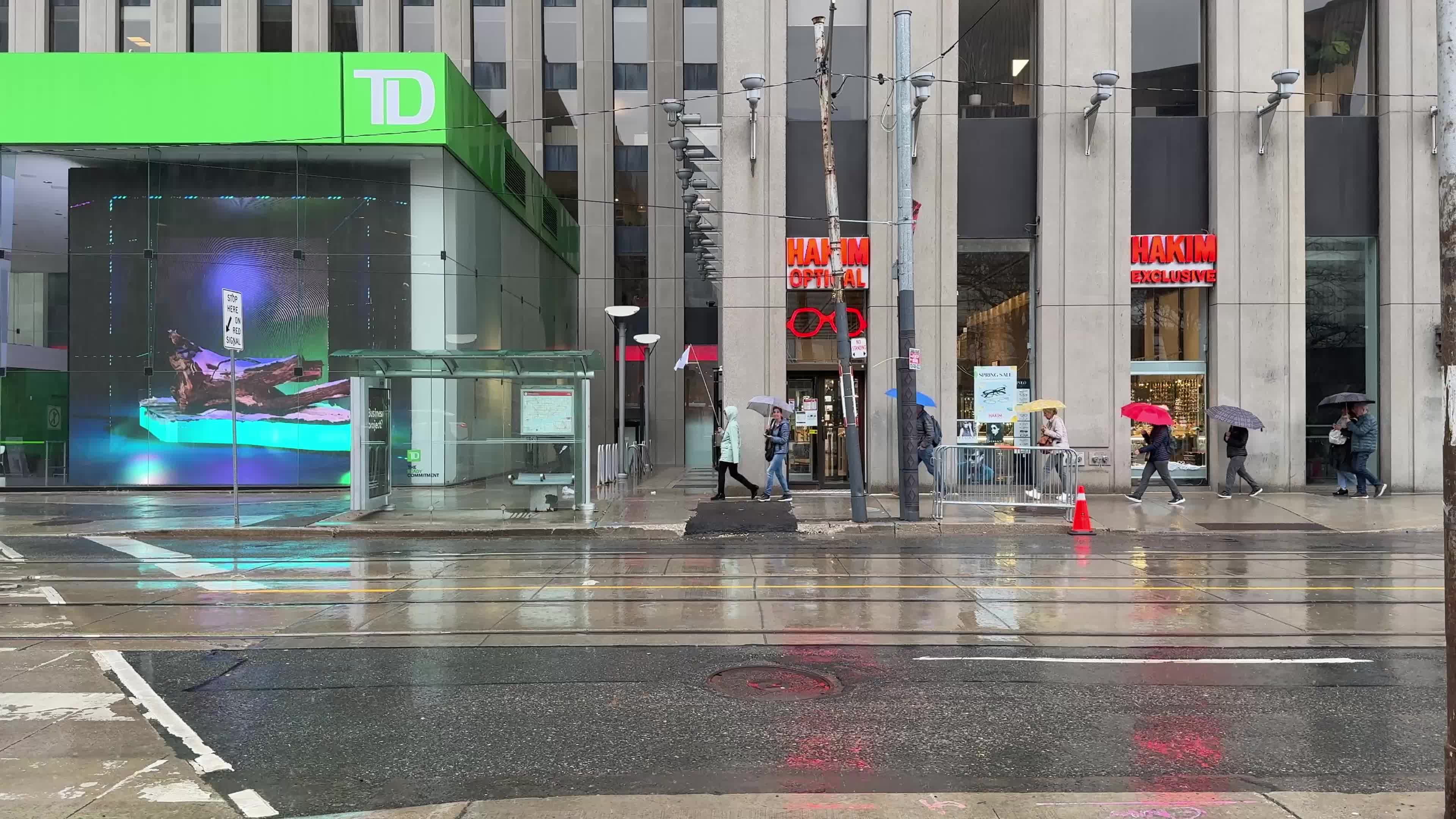 Rainy Day In Toronto, Canada