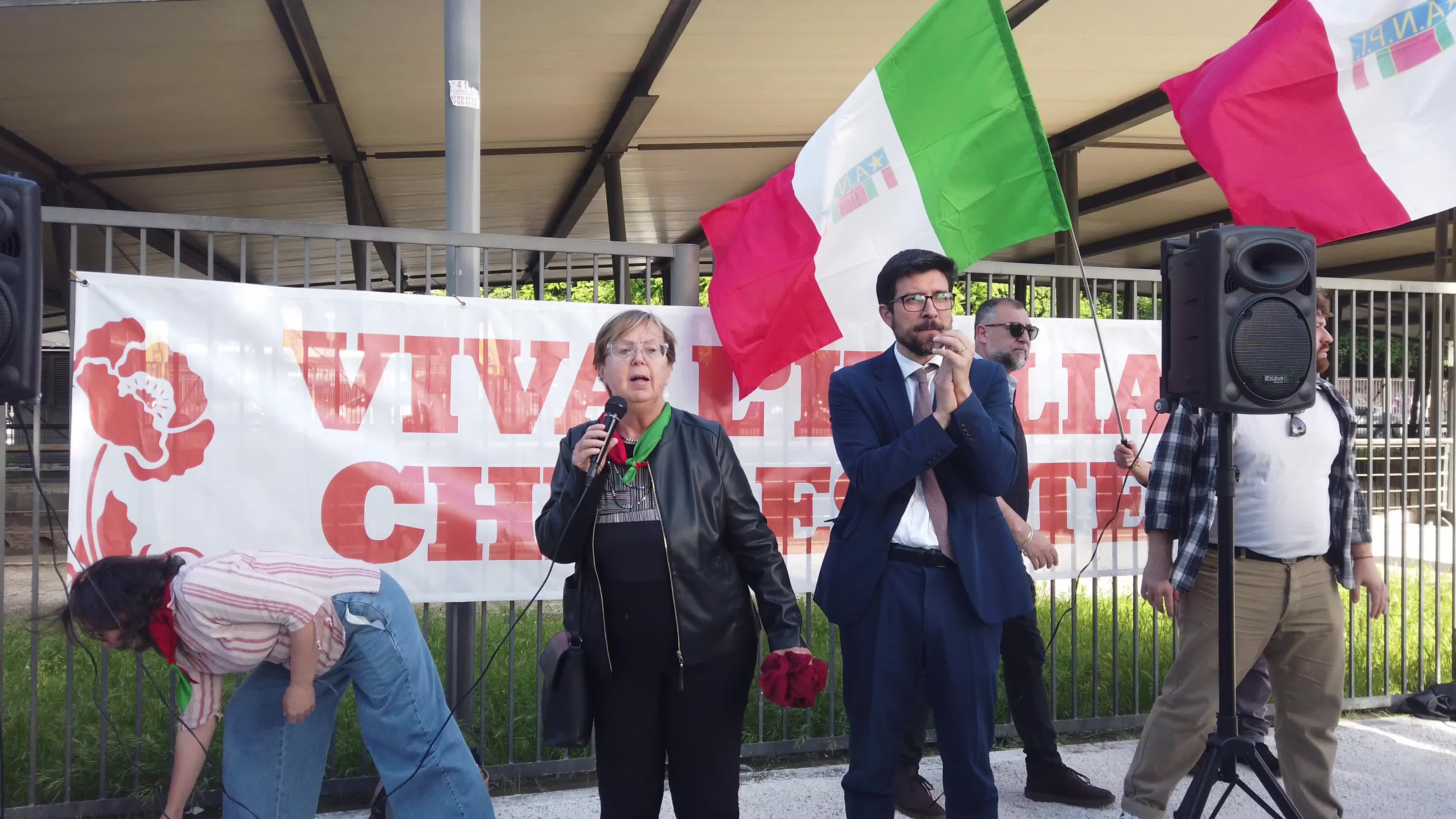 Marina Pierlorenzi, Rome provincial president of the ANPI