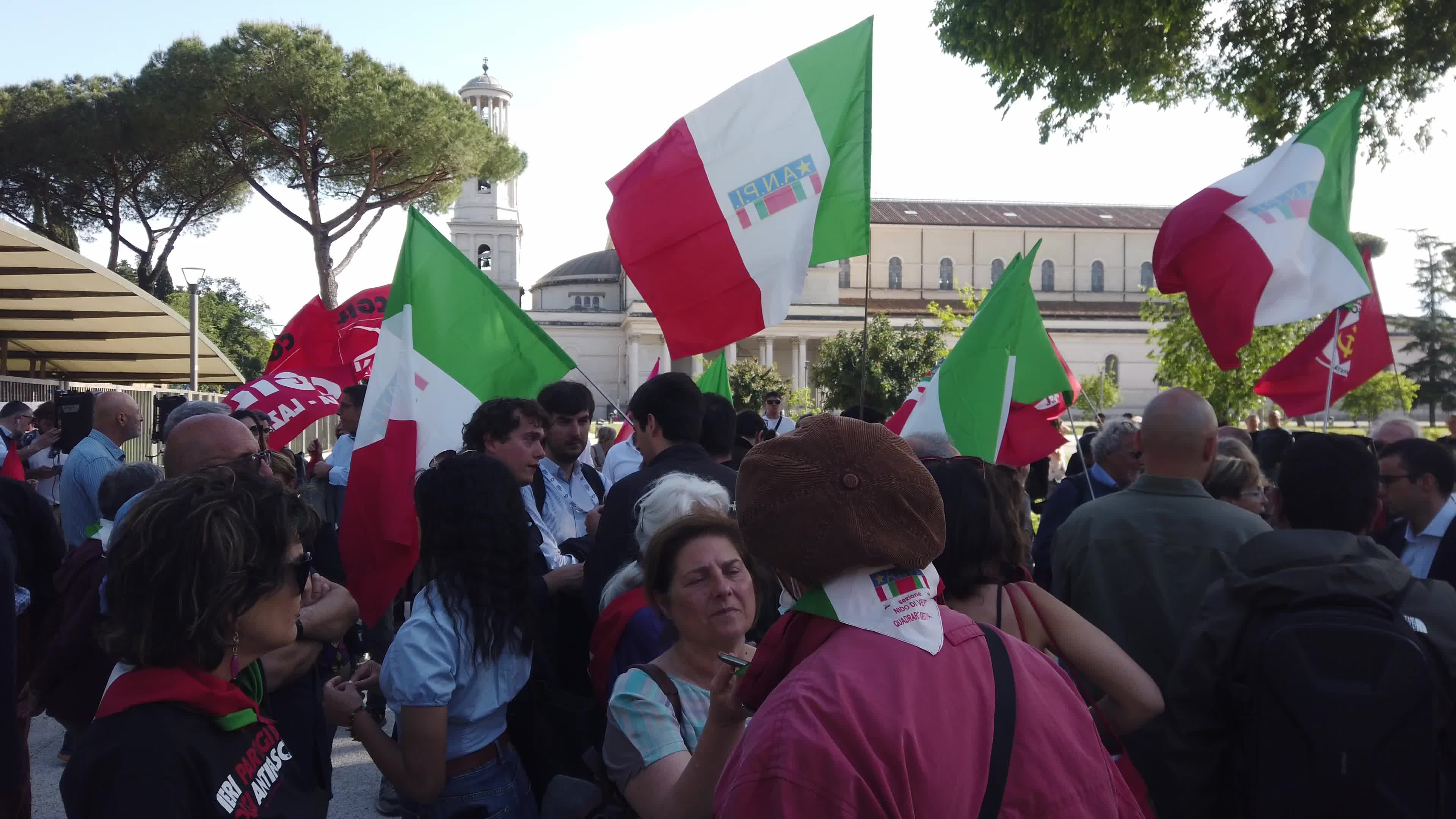 ANPI solidarity rally for injured protesters