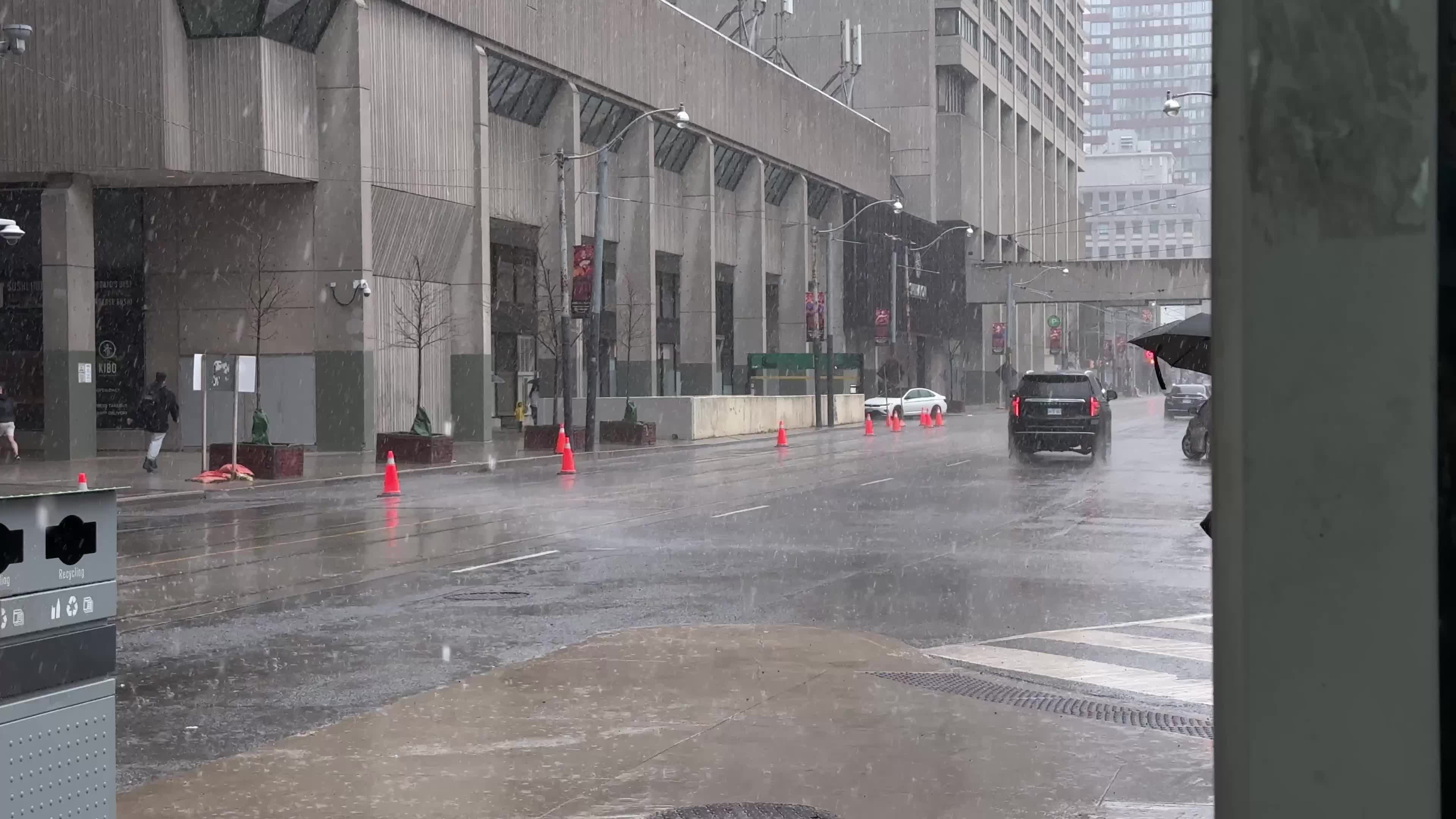 Rainy Day In Toronto, Canada