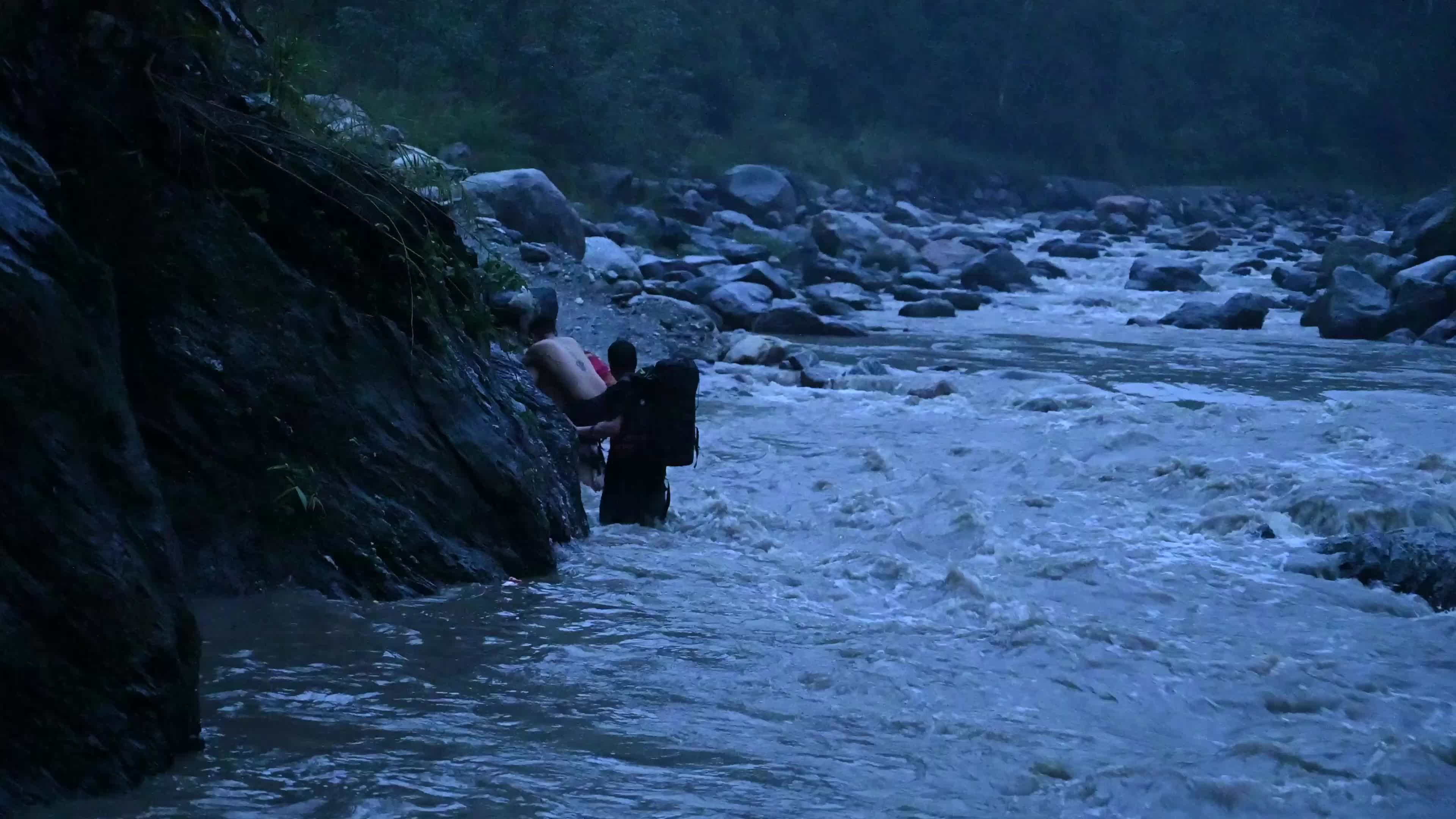 Rishi River During monsoon - Border of West Bengal and Sikkim - Himalayan Foothills