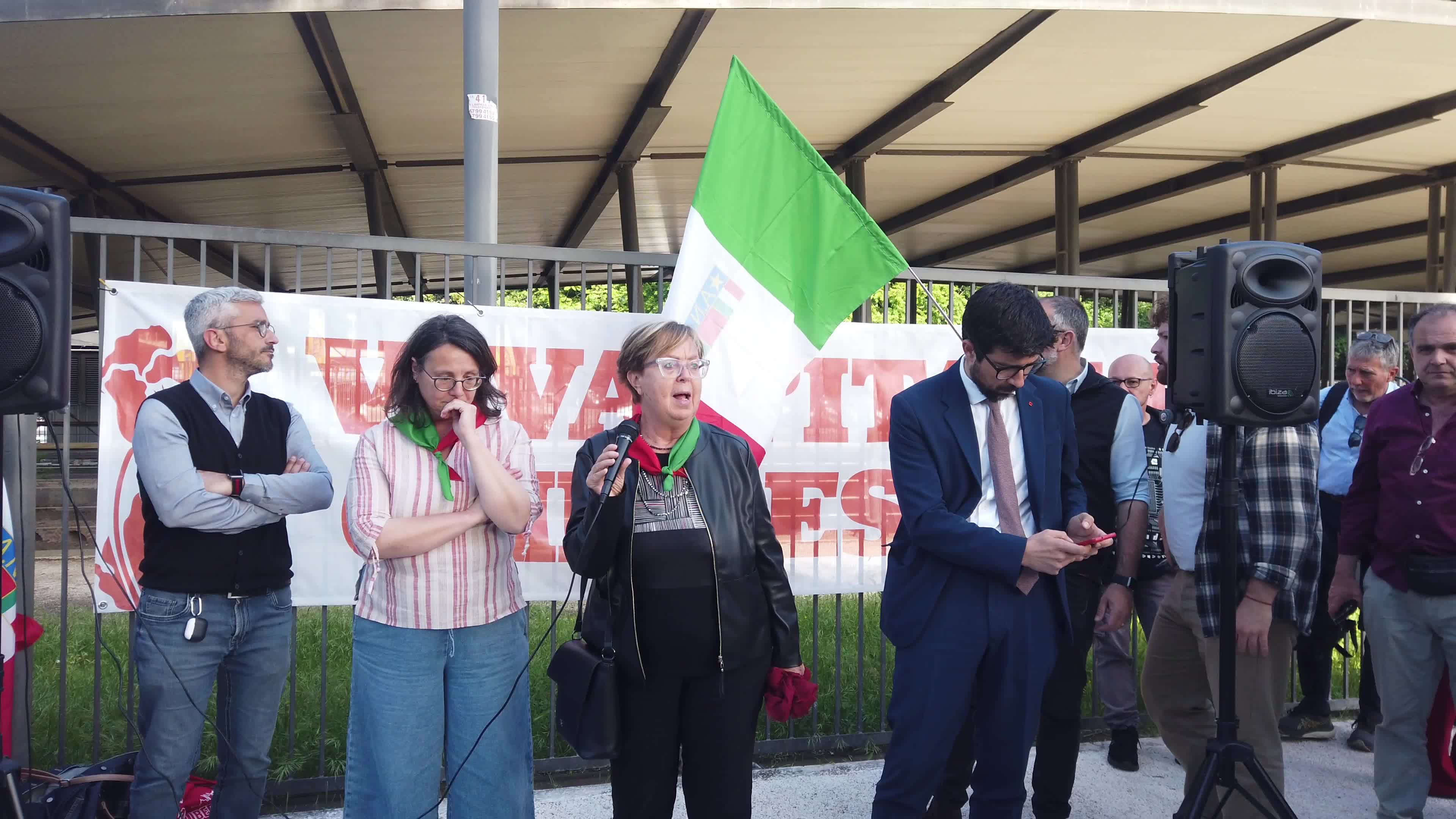 Marina Pierlorenzi, Rome provincial president of the ANPI