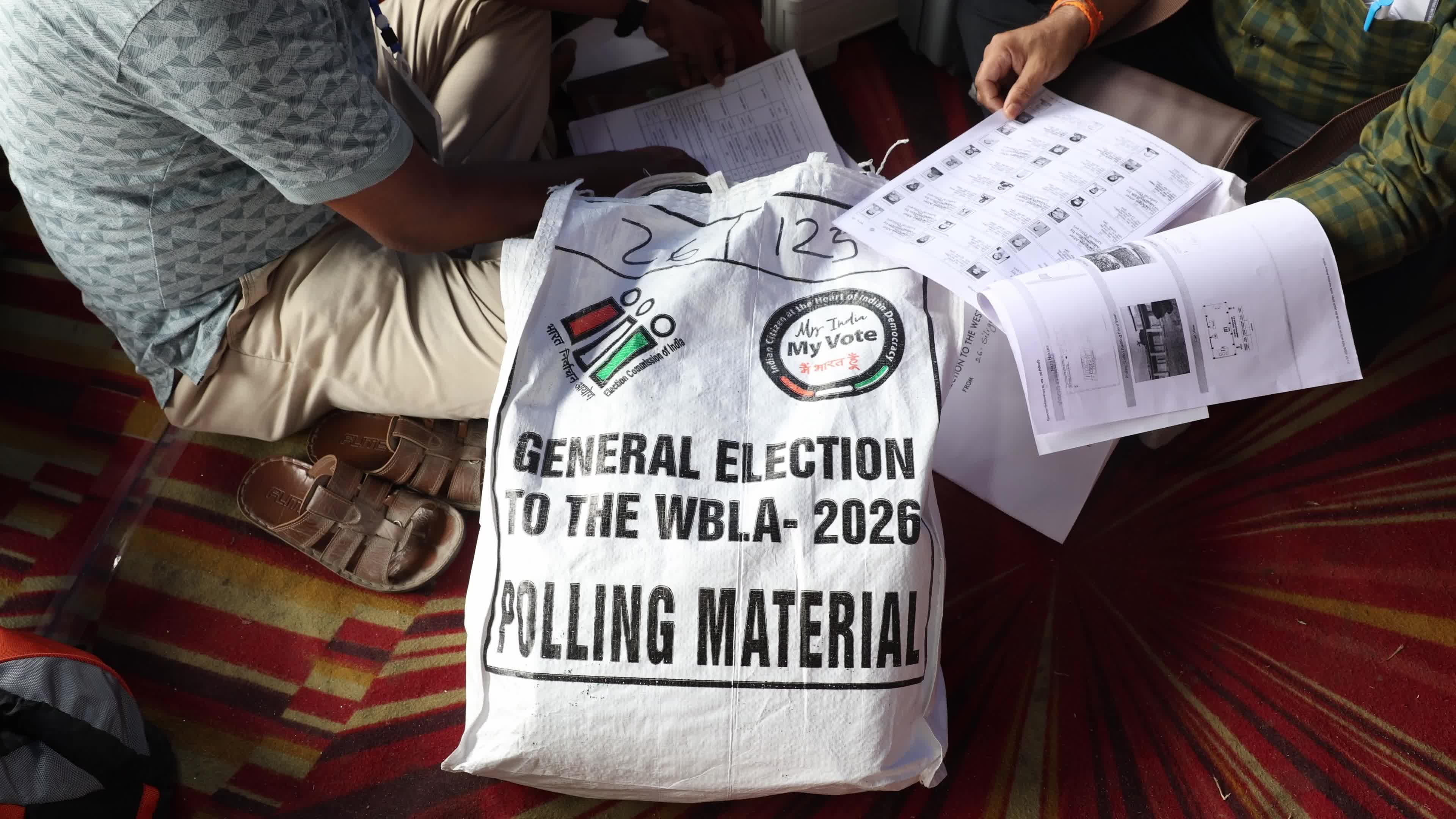 Preparation For First Phase Of West Bengal Assembly Elections Ind Siliguri City