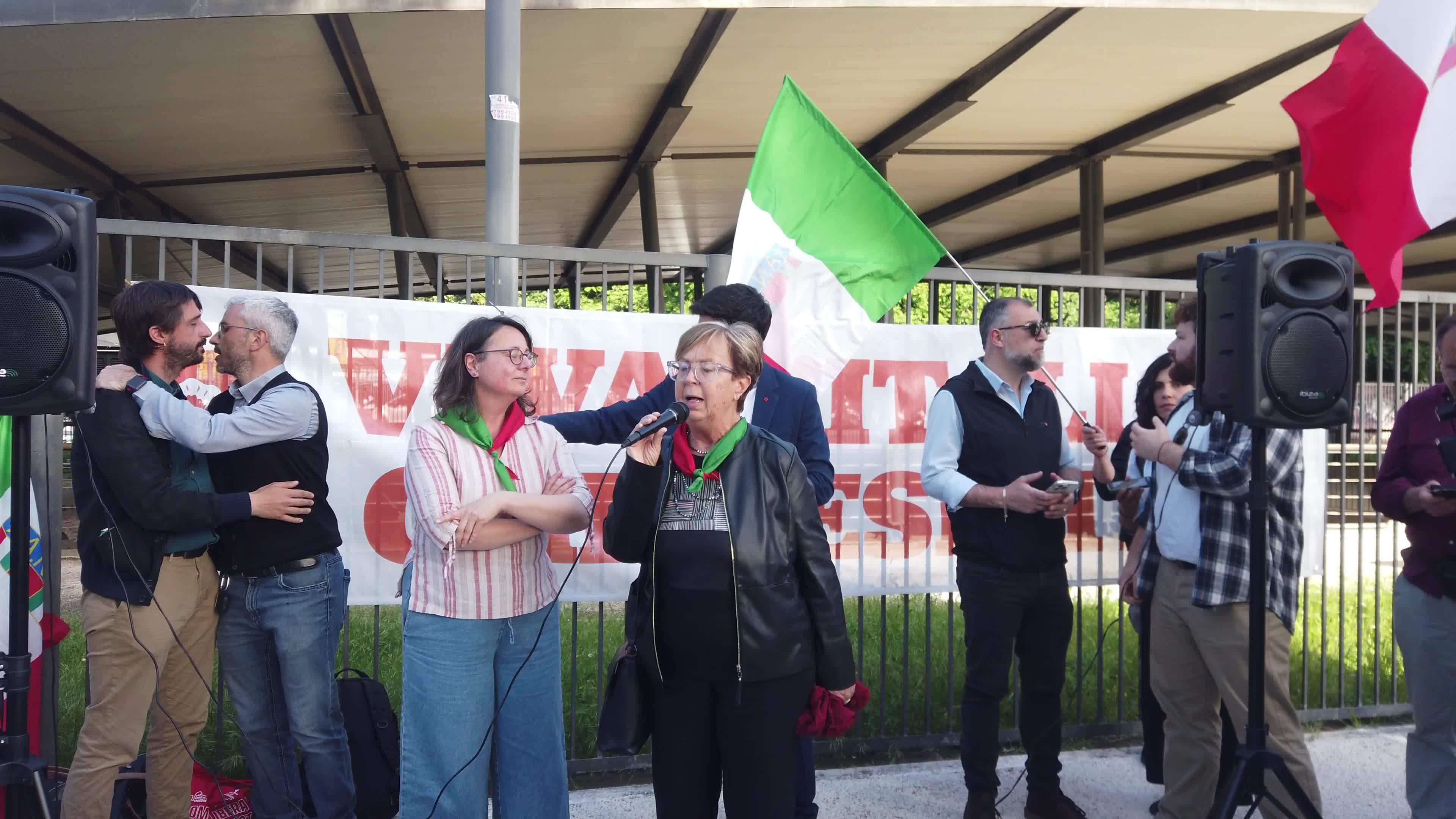 Marina Pierlorenzi, Rome provincial president of the ANPI