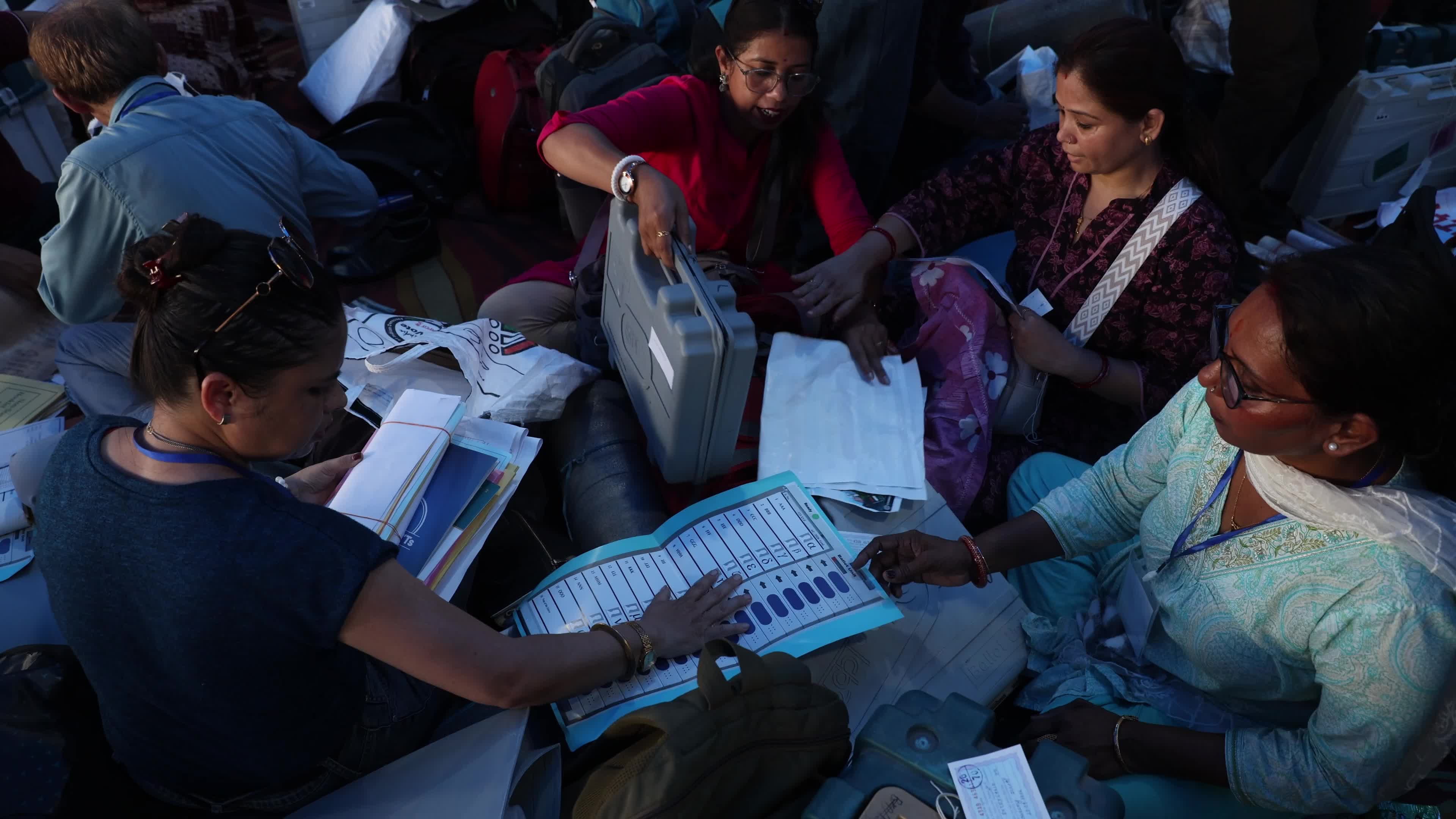 Preparation For First Phase Of West Bengal Assembly Elections Ind Siliguri City