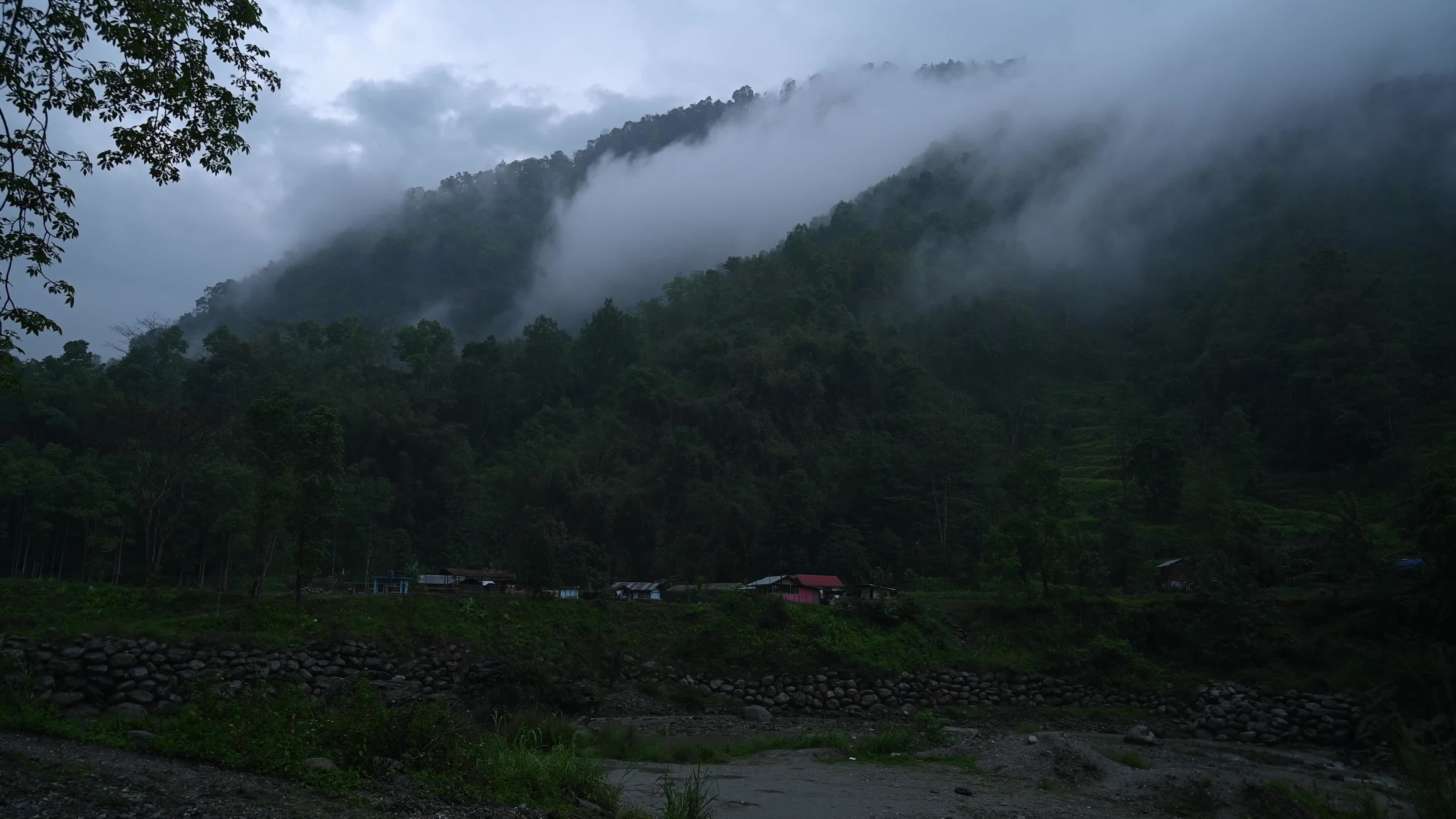 Rishi River During monsoon - Border of West Bengal and Sikkim - Himalayan Foothills