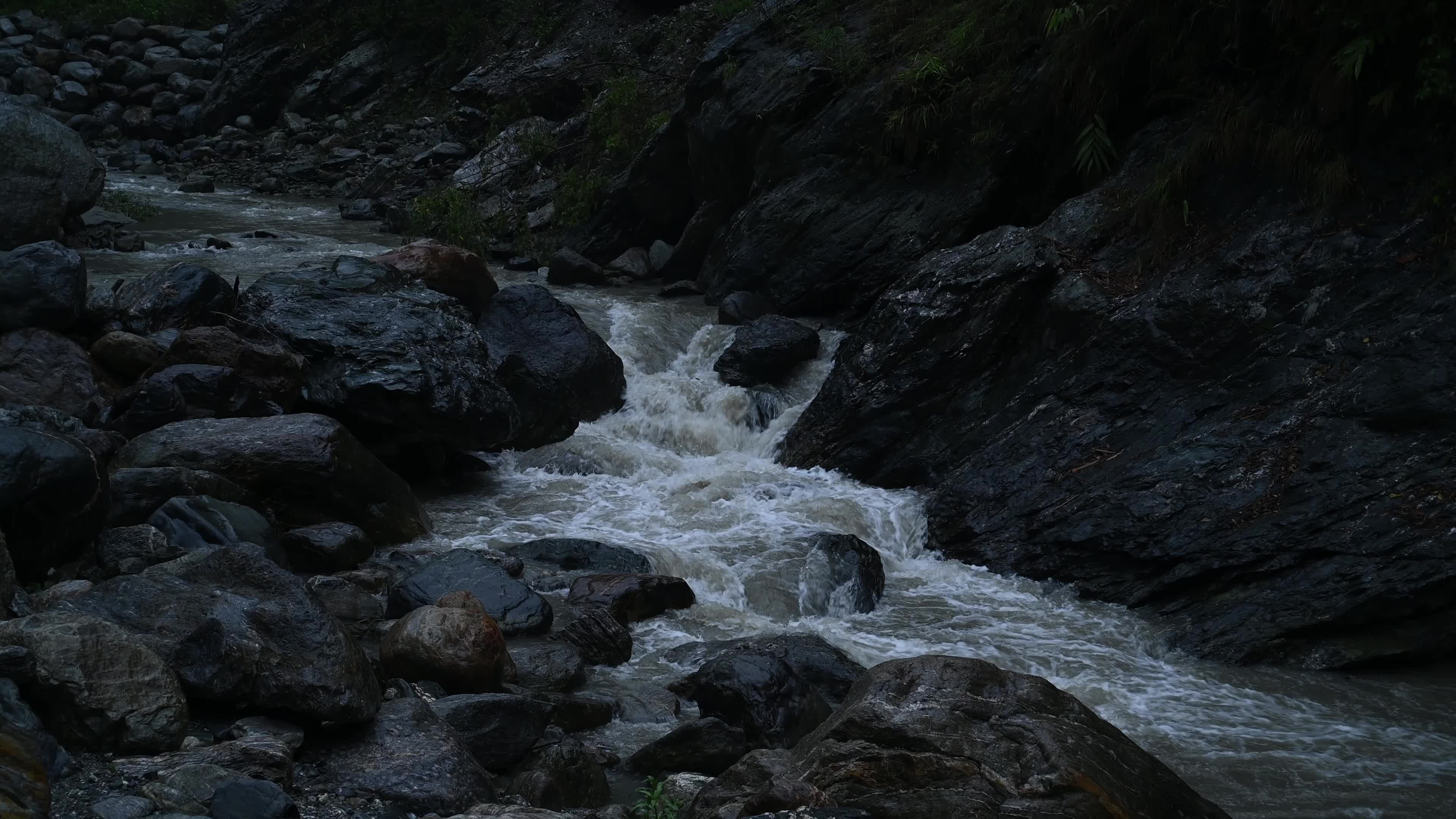 Rishi River During monsoon - Border of West Bengal and Sikkim - Himalayan Foothills