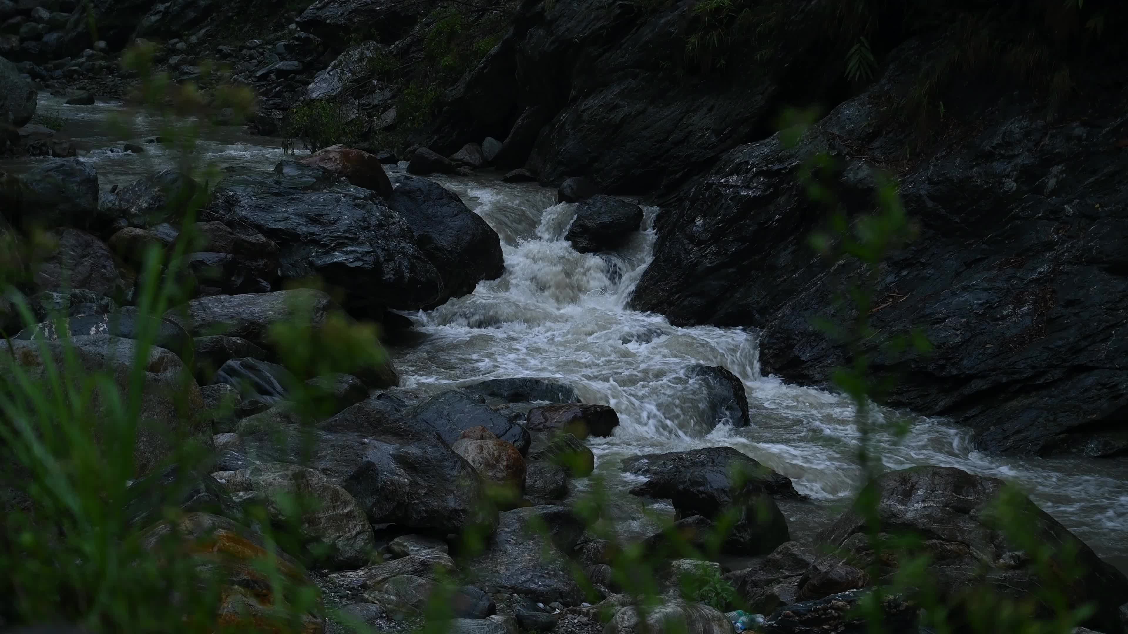 Rishi River During monsoon - Border of West Bengal and Sikkim - Himalayan Foothills