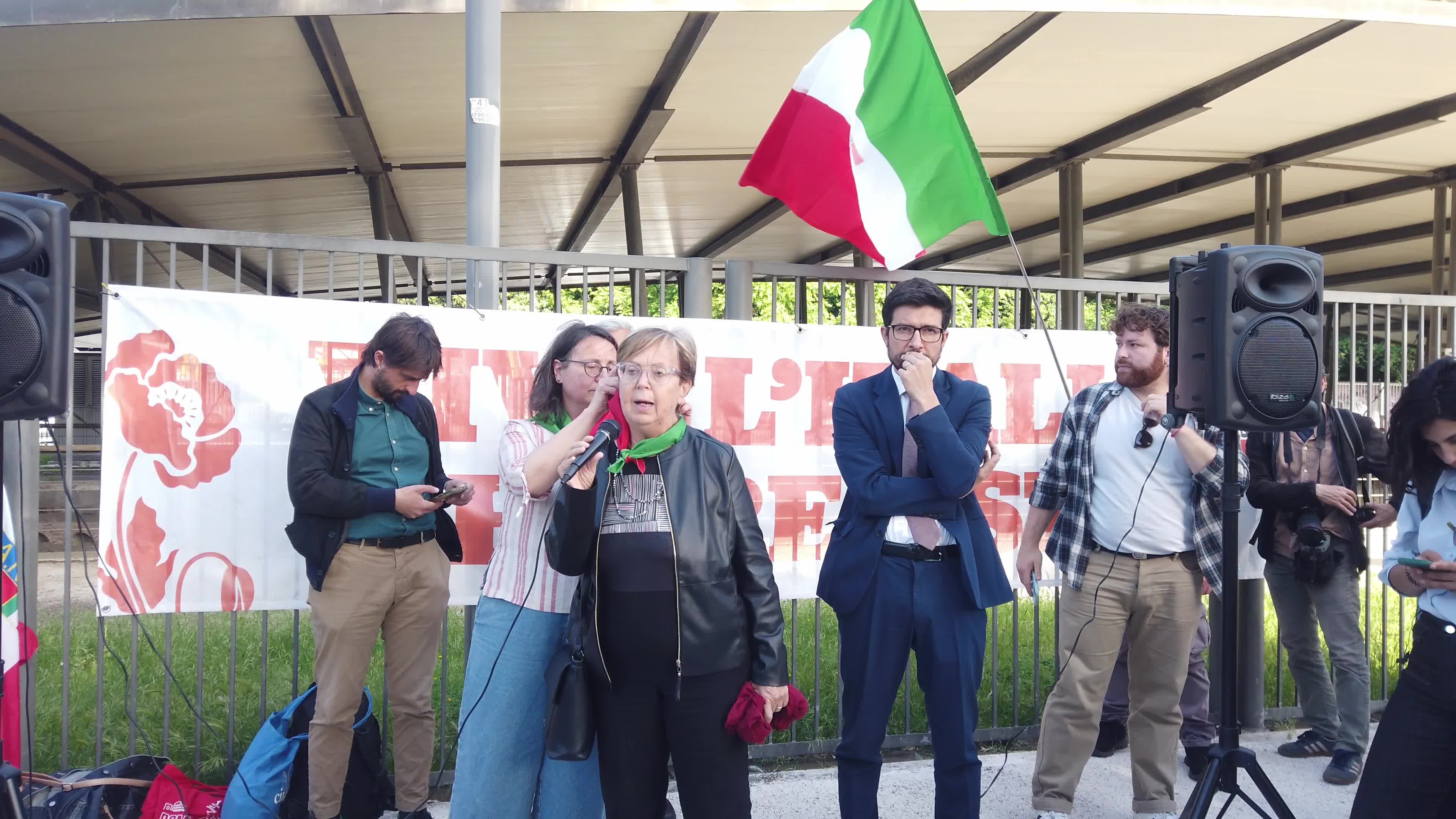 Marina Pierlorenzi, Rome provincial president of the ANPI