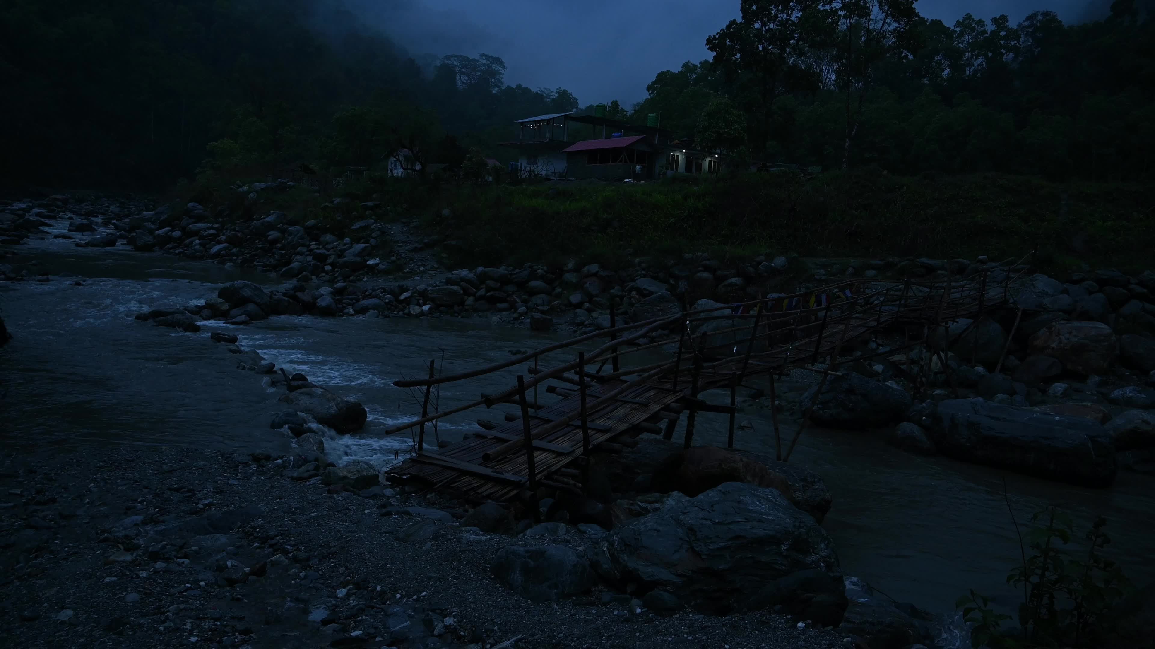 Rishi River During monsoon - Border of West Bengal and Sikkim - Himalayan Foothills