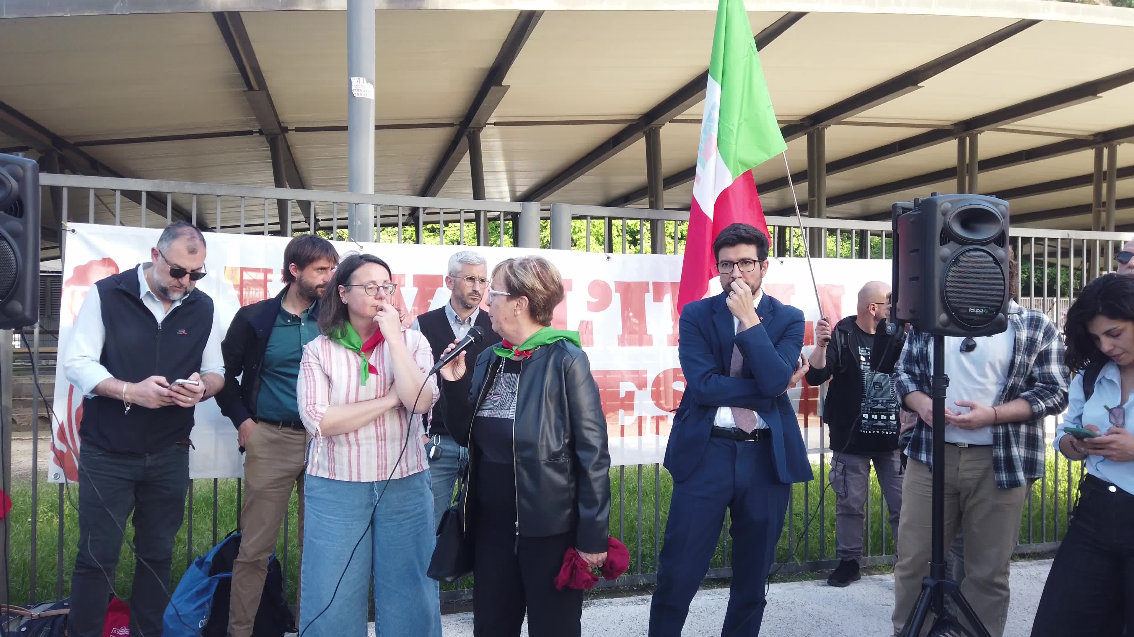 Marina Pierlorenzi, Rome provincial president of the ANPI