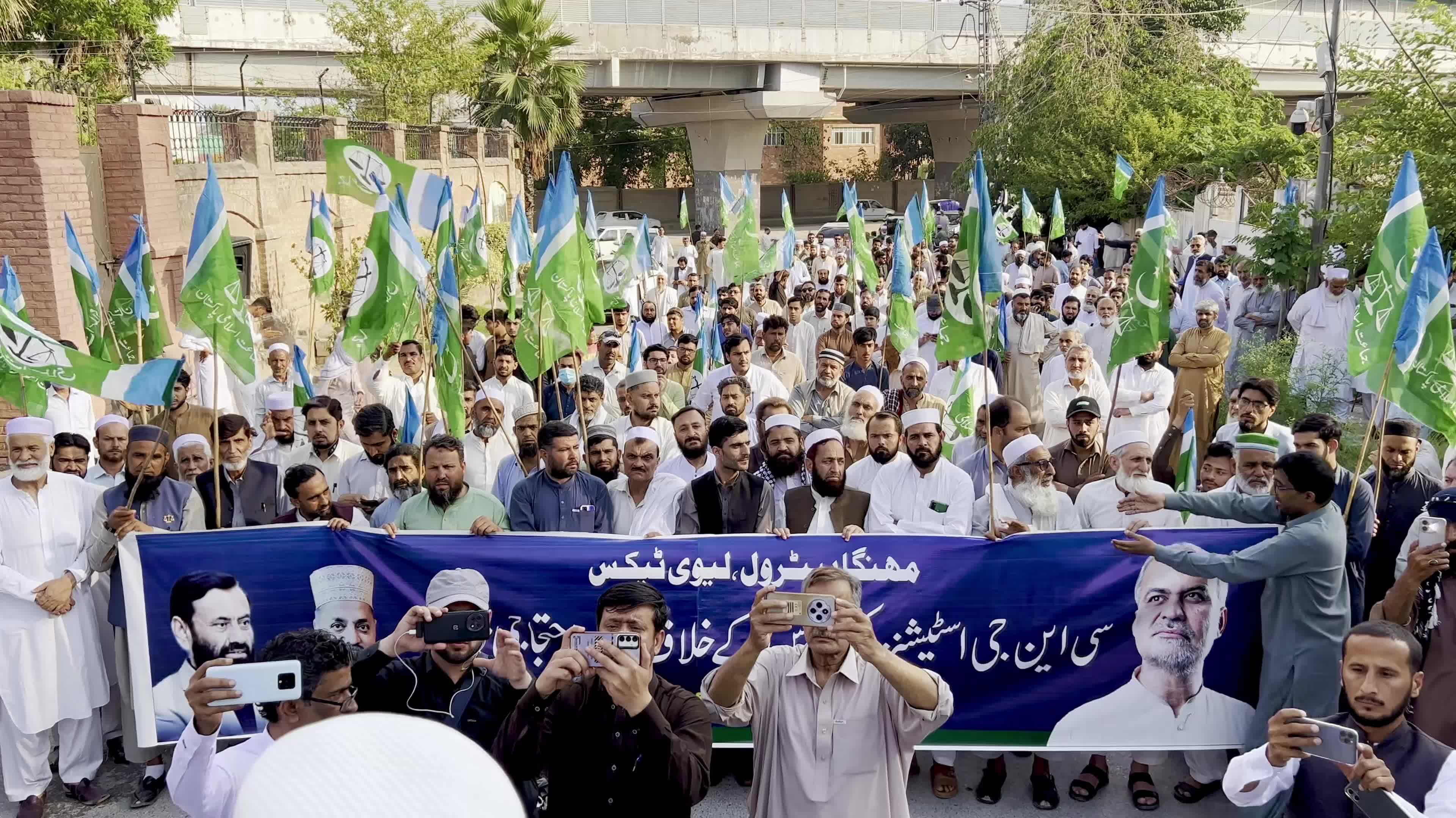 Protest against rising fuel prices and inflation in Pakistan