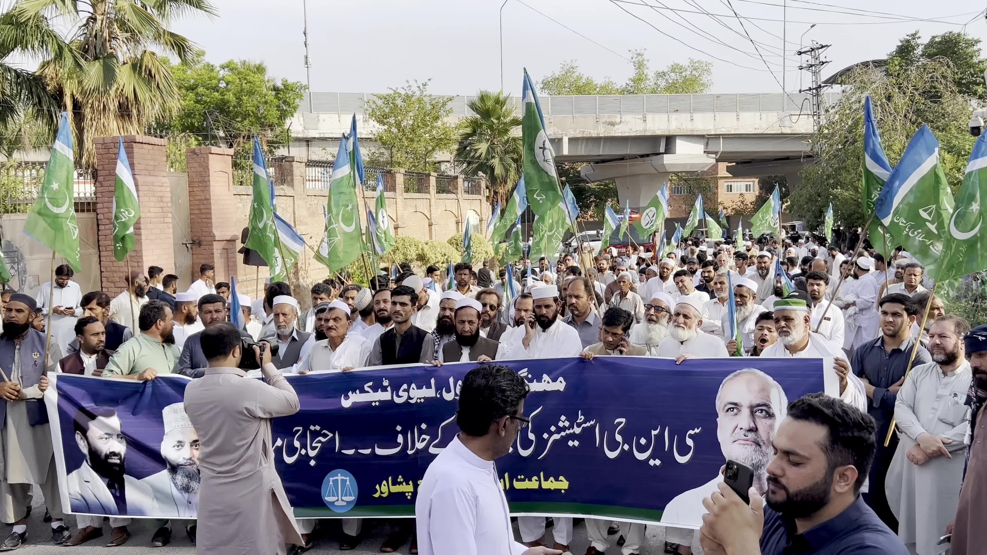 Protest against rising fuel prices and inflation in Pakistan