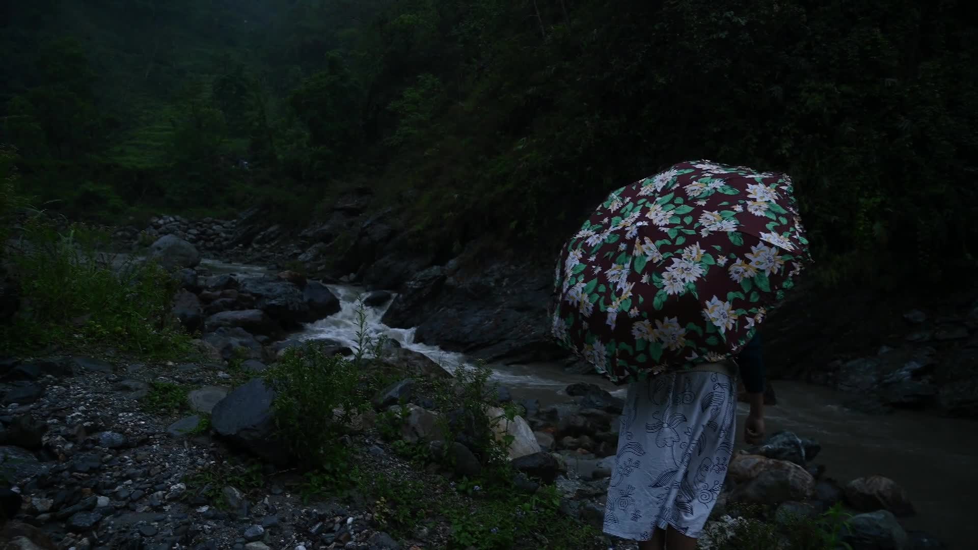 Fiume Rishi Durante il monsone - Confine tra West Bengal e Sikkim - Pendici himalayane - 18/04/2026