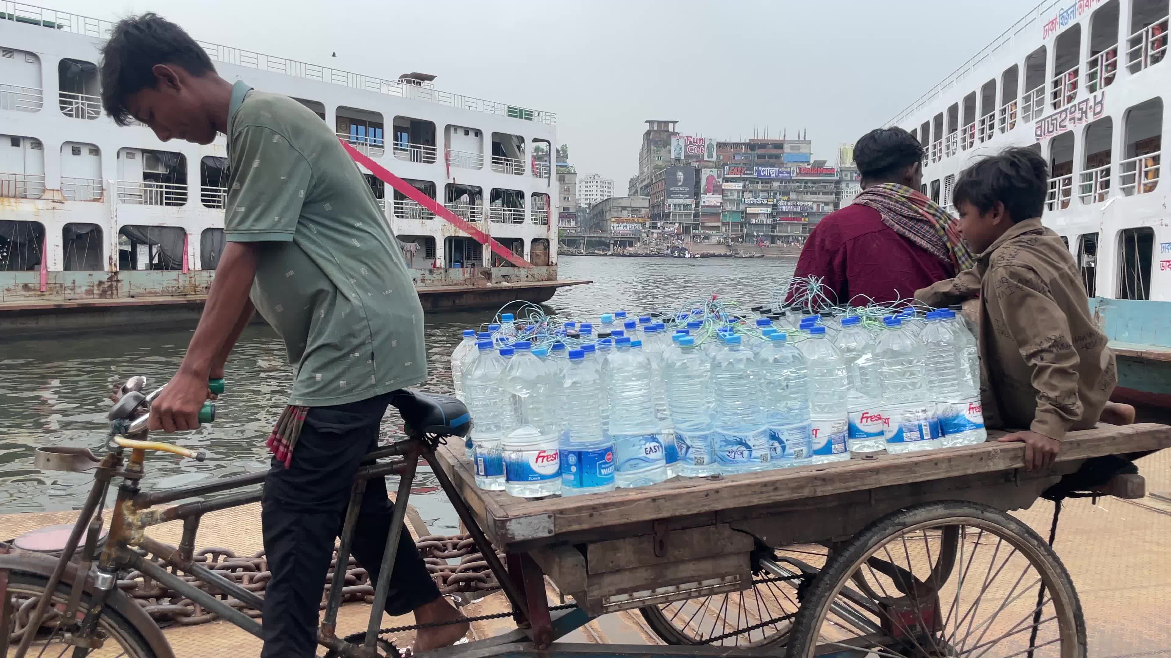 Half-Price Water at Sadarghat in Dhaka