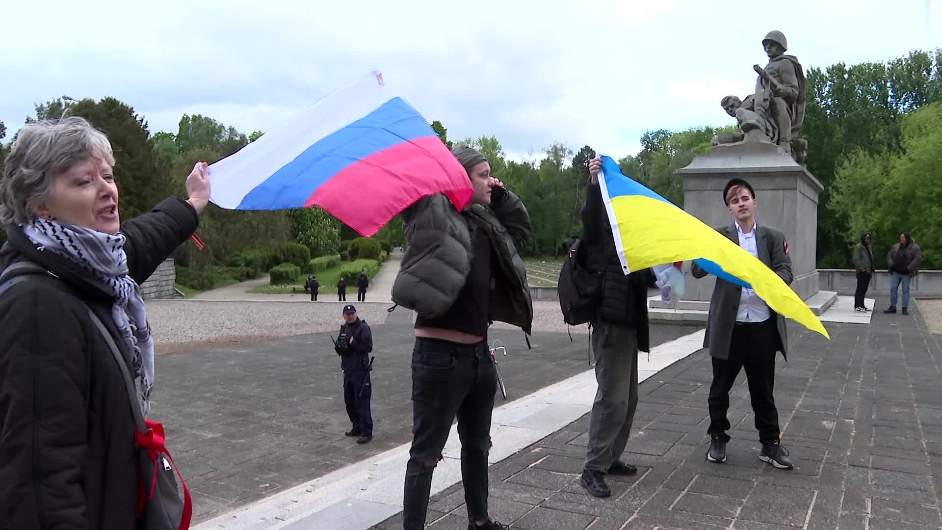 Poland: Victory Day protest