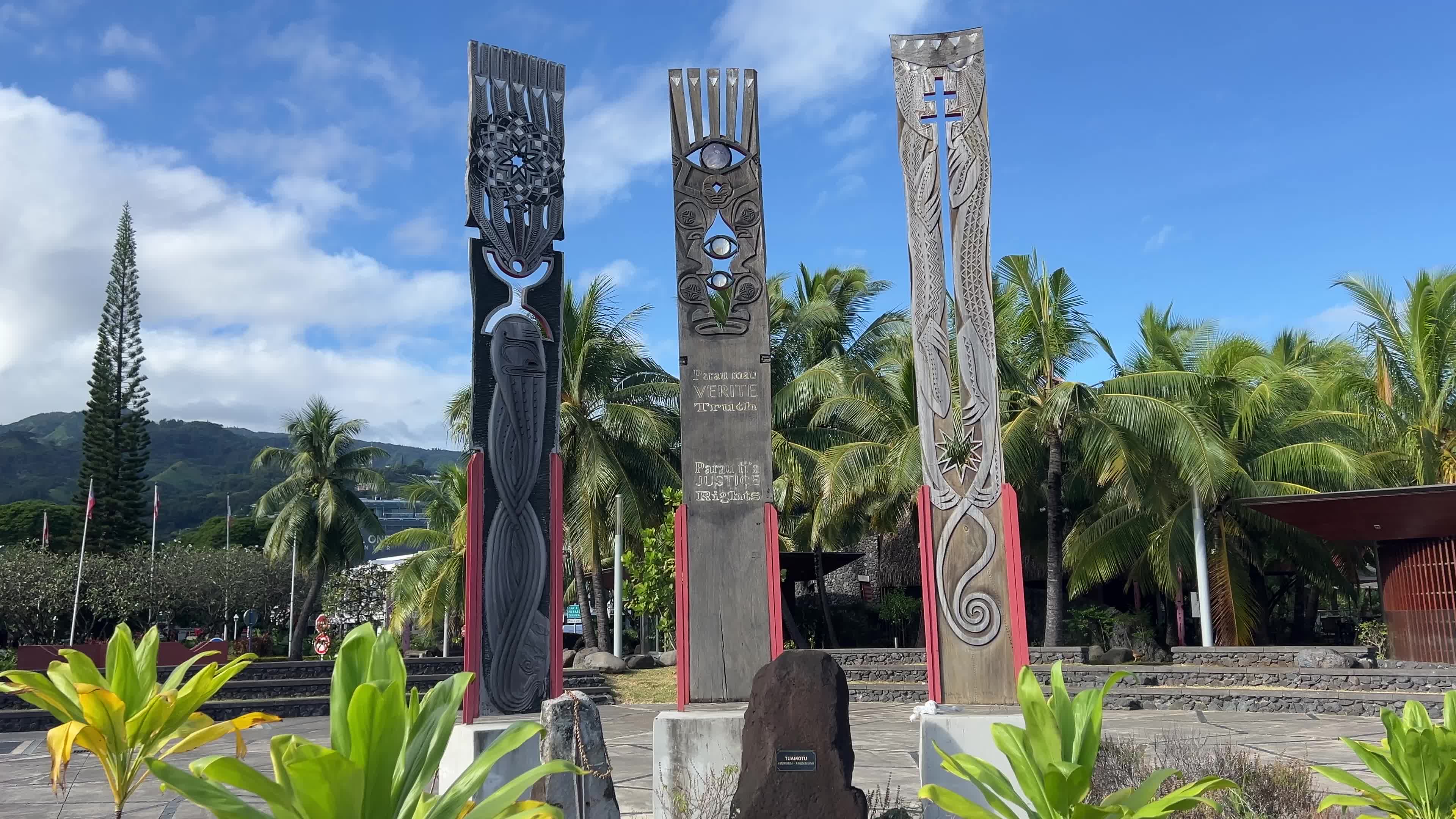 Monument dedicated to the victims of French Nuclear weapons tests in French Polynesia