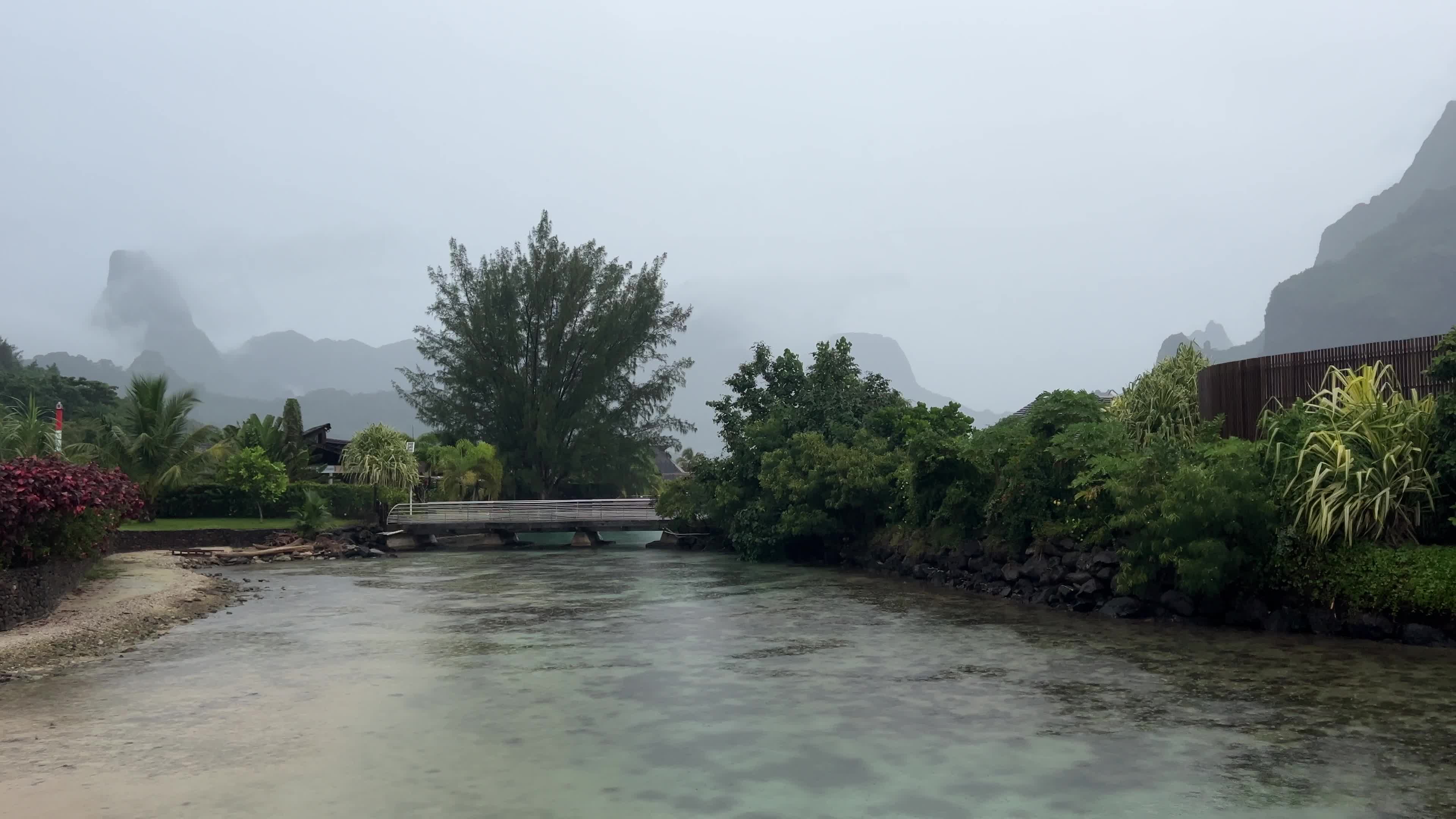 Thunderstorms and heavy rain in Moorea