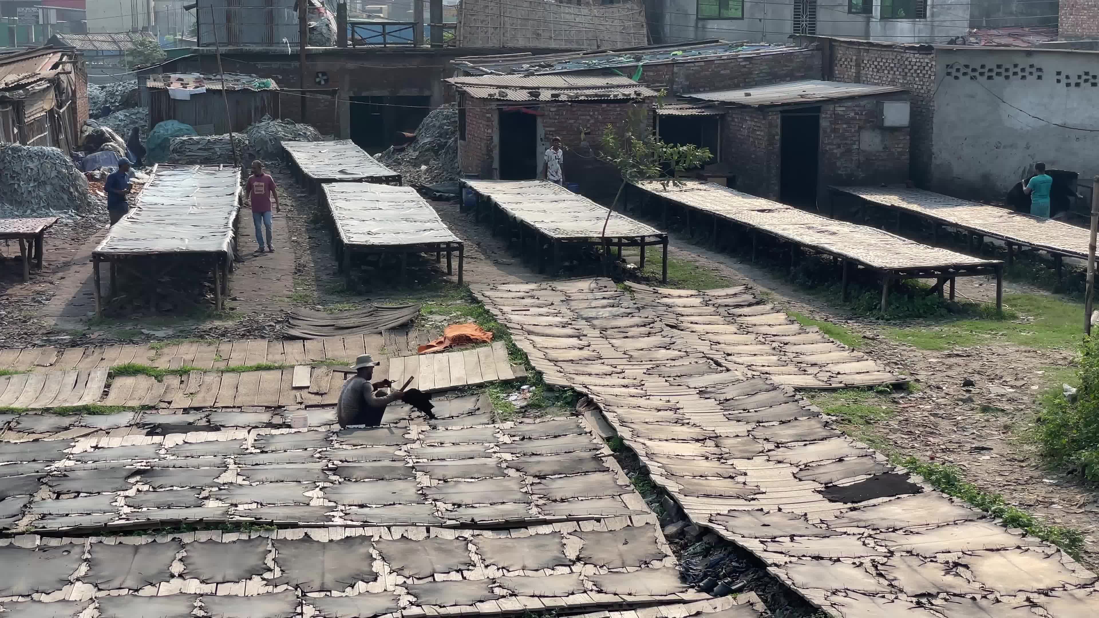 Leather Processing Continues In Dhaka’s Hazaribagh