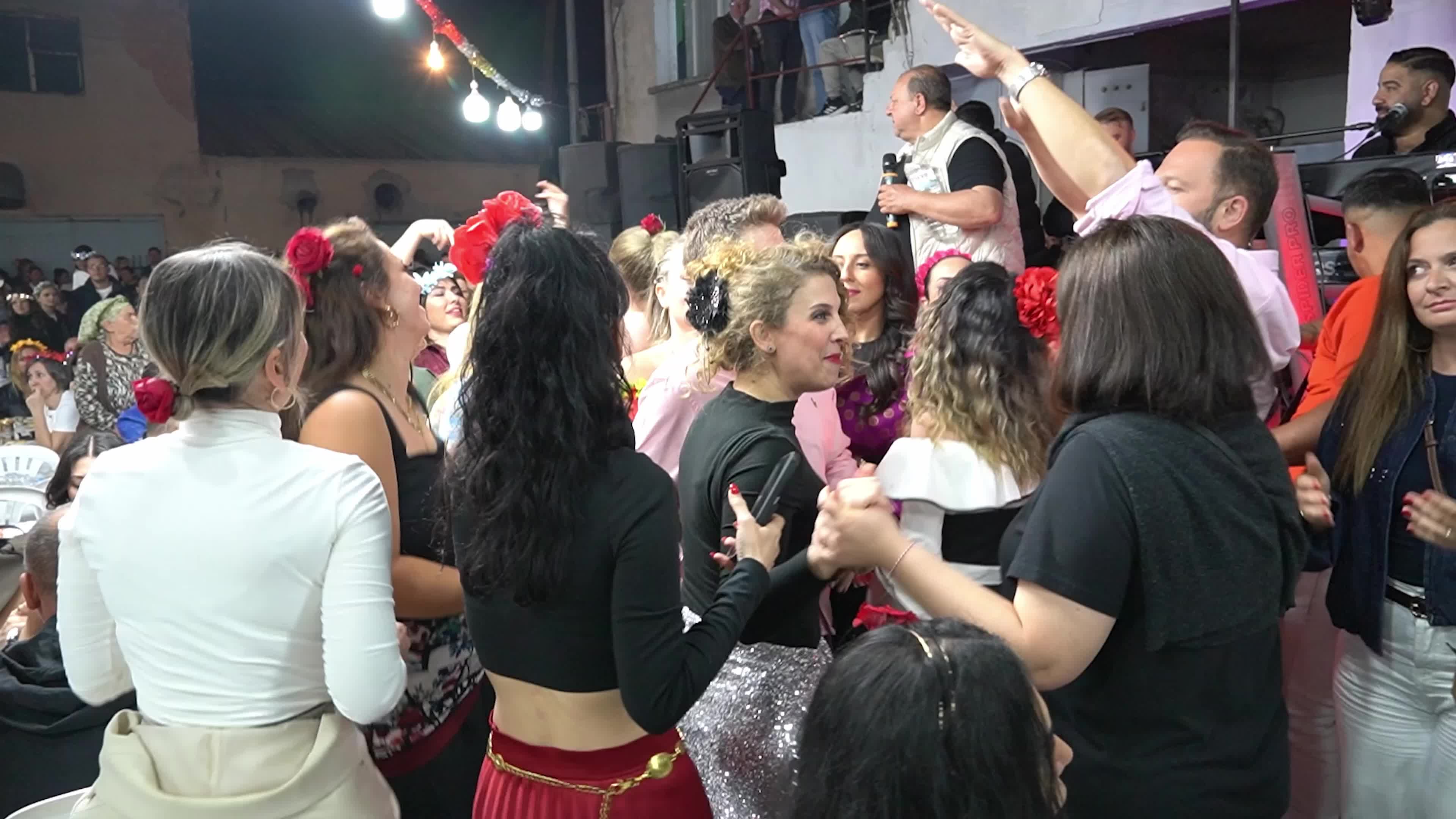 Traditional spring festival Hıdırellez celebration in a Romani district