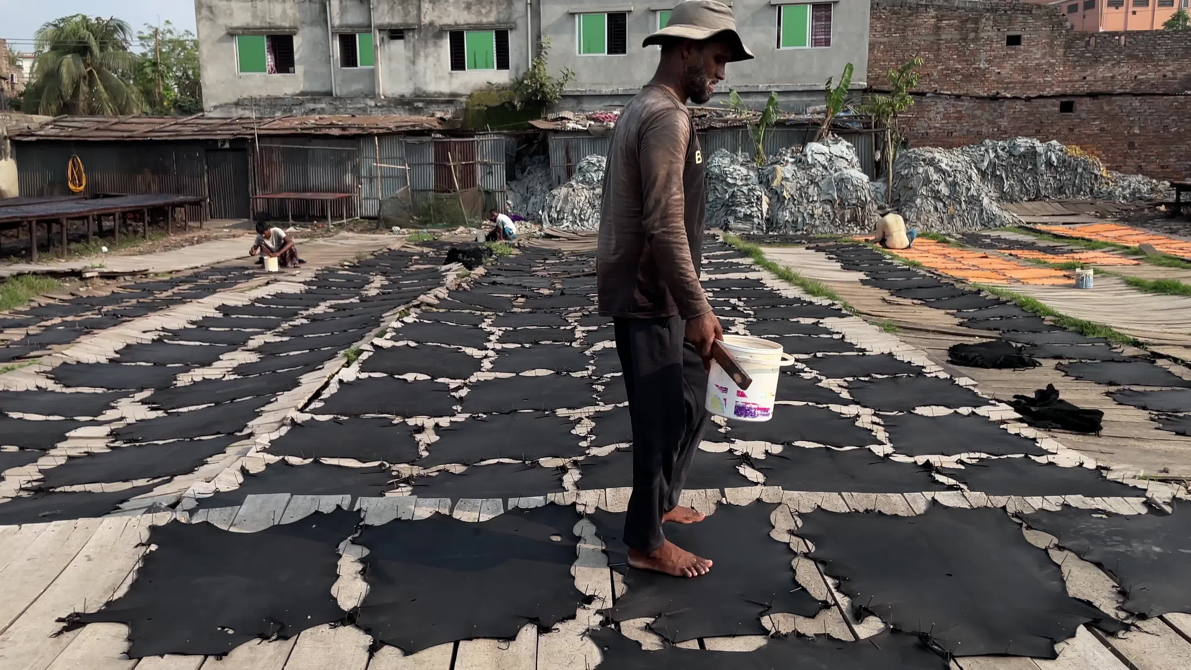 Leather Processing Continues In Dhaka’s Hazaribagh
